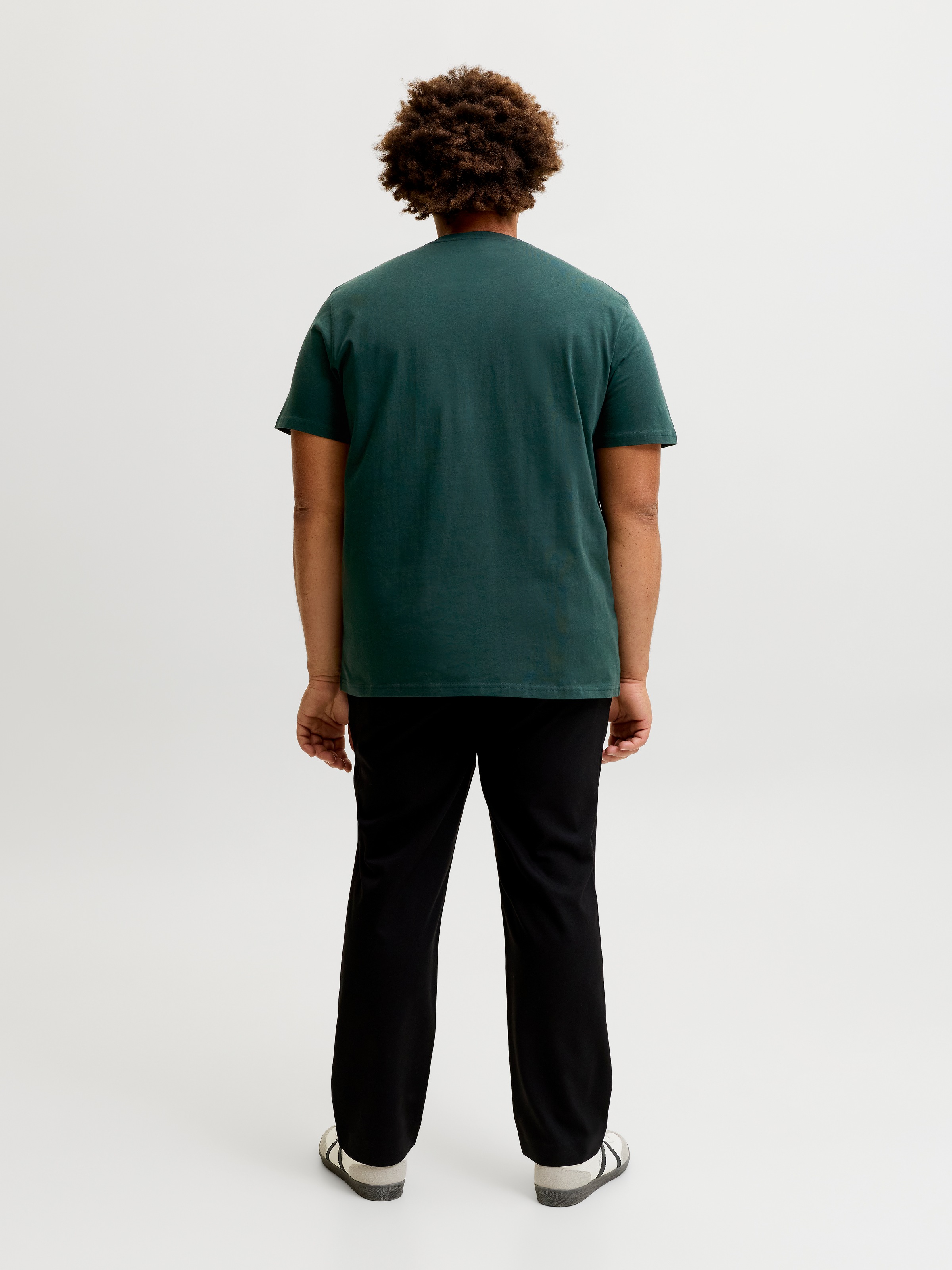 Jack & Jones PlusSize Rundhalsshirt »JJESOHO TEE SS CREW NECK NOOS PLS« Baumwolle, regular fit