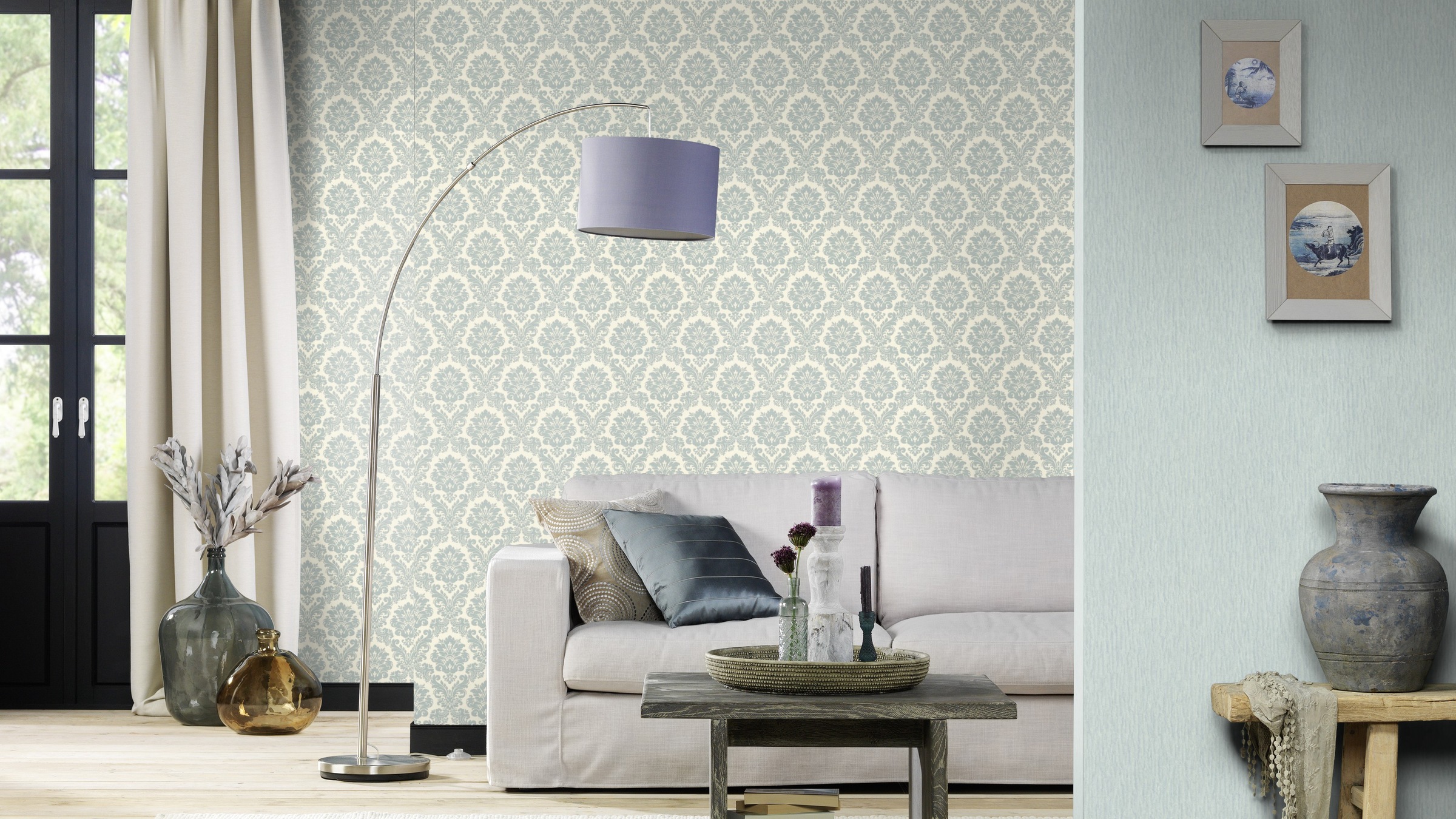 Rasch Vinyltapete »Vliestapete Trianon XIII mit barocken Elementen«, Barock, Klassischer Stil