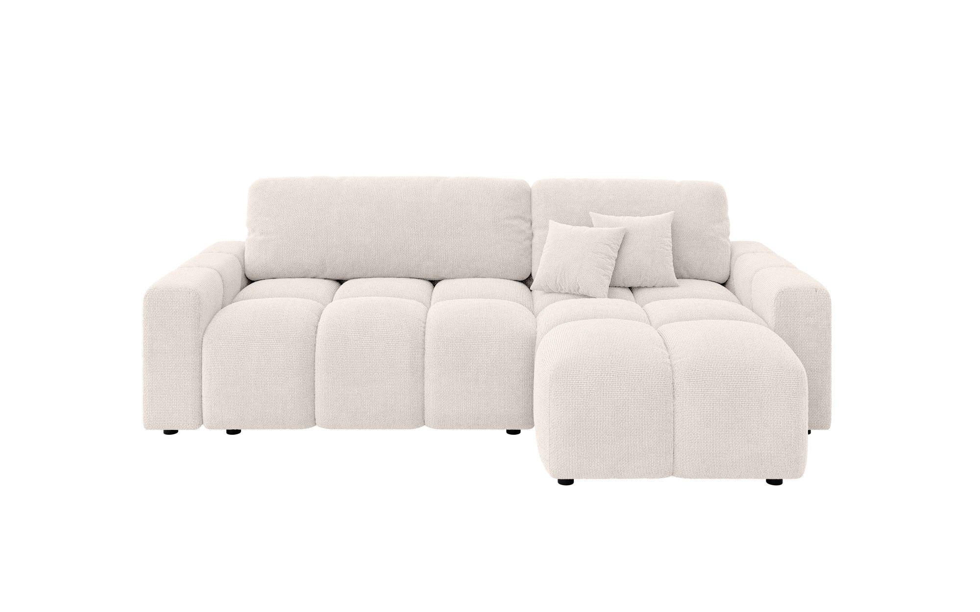 INOSIGN Ecksofa »FELICI, Schlafsofa 233cm, L-Form mit Recamiere beidseitig montierbar«, Designsofa mit Bettfunktion und Bettkasten, Maße B/T/H: 233/142/88 cm