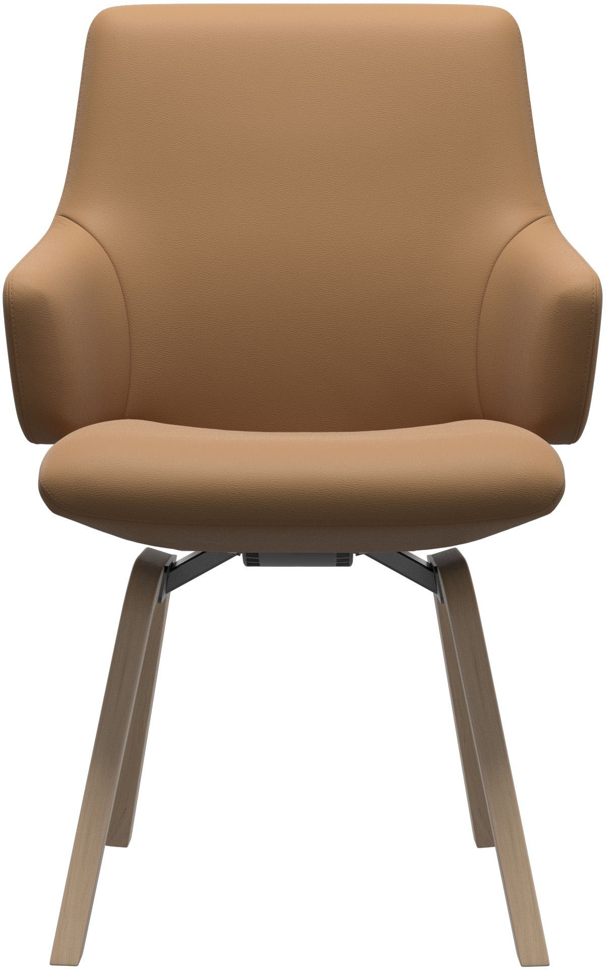 Stressless® Polsterstuhl »Laurel«, Leder PALOMA, Low Back mit Armlehne, Größe L, mit schräggestellten Beinen in Schwarz
