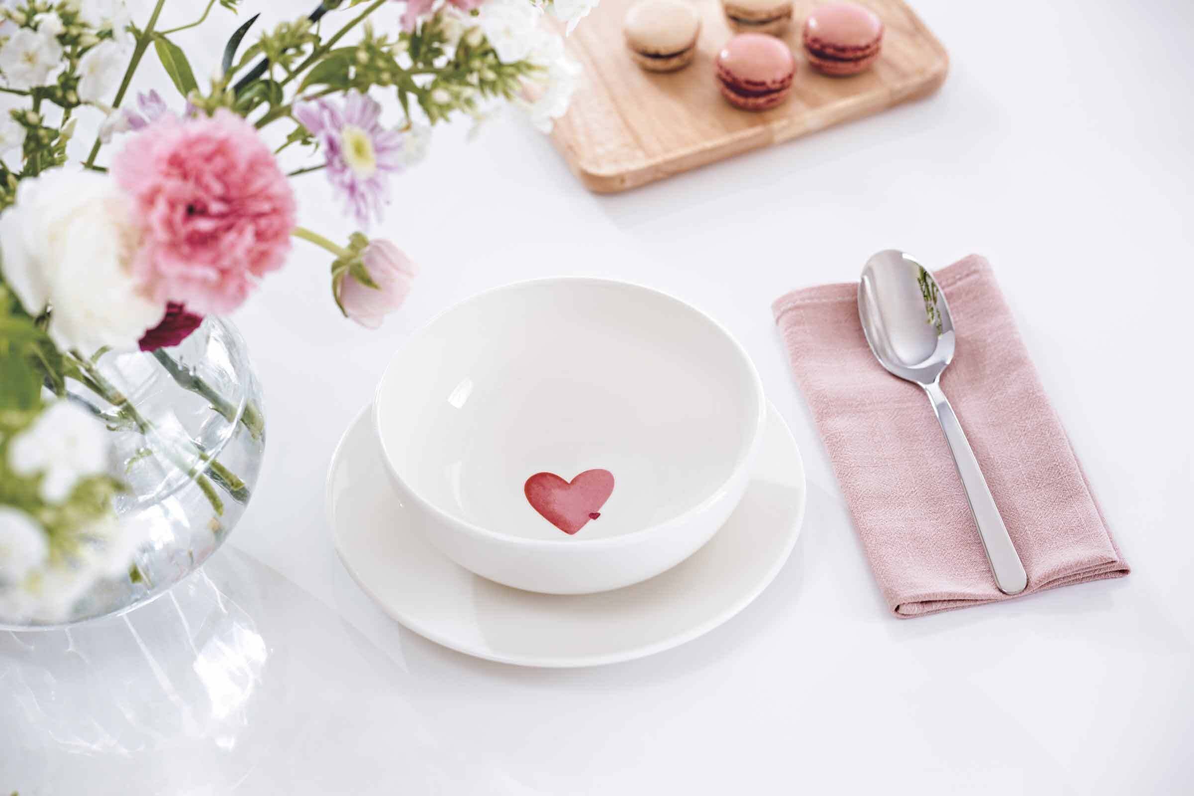 Villeroy & Boch Schale »Müslischalen Sending Love With Love ø 16,9 cm 5er Set bunt«