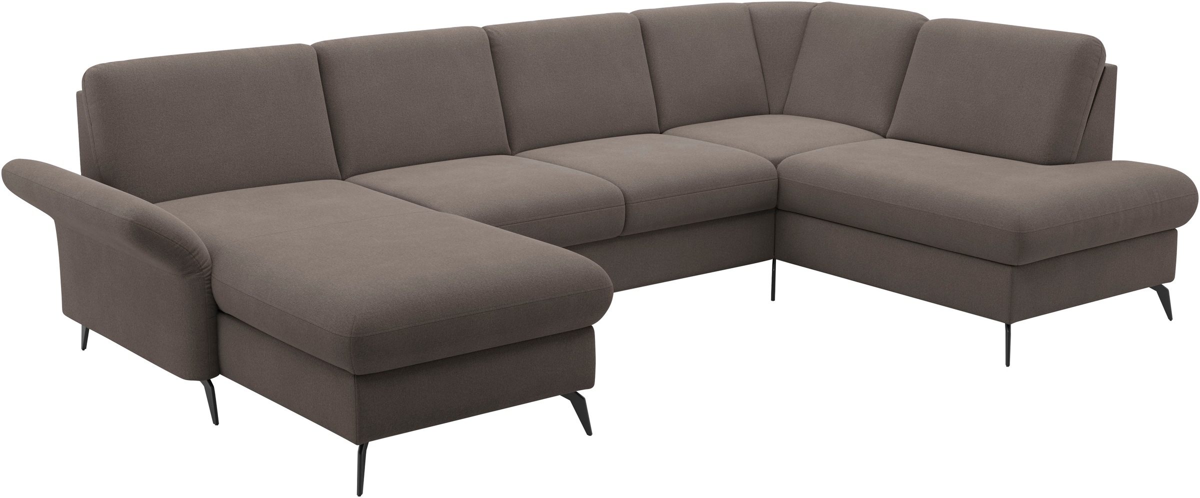 Home affaire Wohnlandschaft »Rochelle«, optional: Armteilverstellung, klappbar, Bettkasen