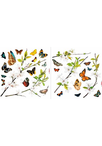 Komar Fensterbild »Schmetterlinge«, (Set, 27 St.), 31 x 31 cm, selbsthaftend kaufen