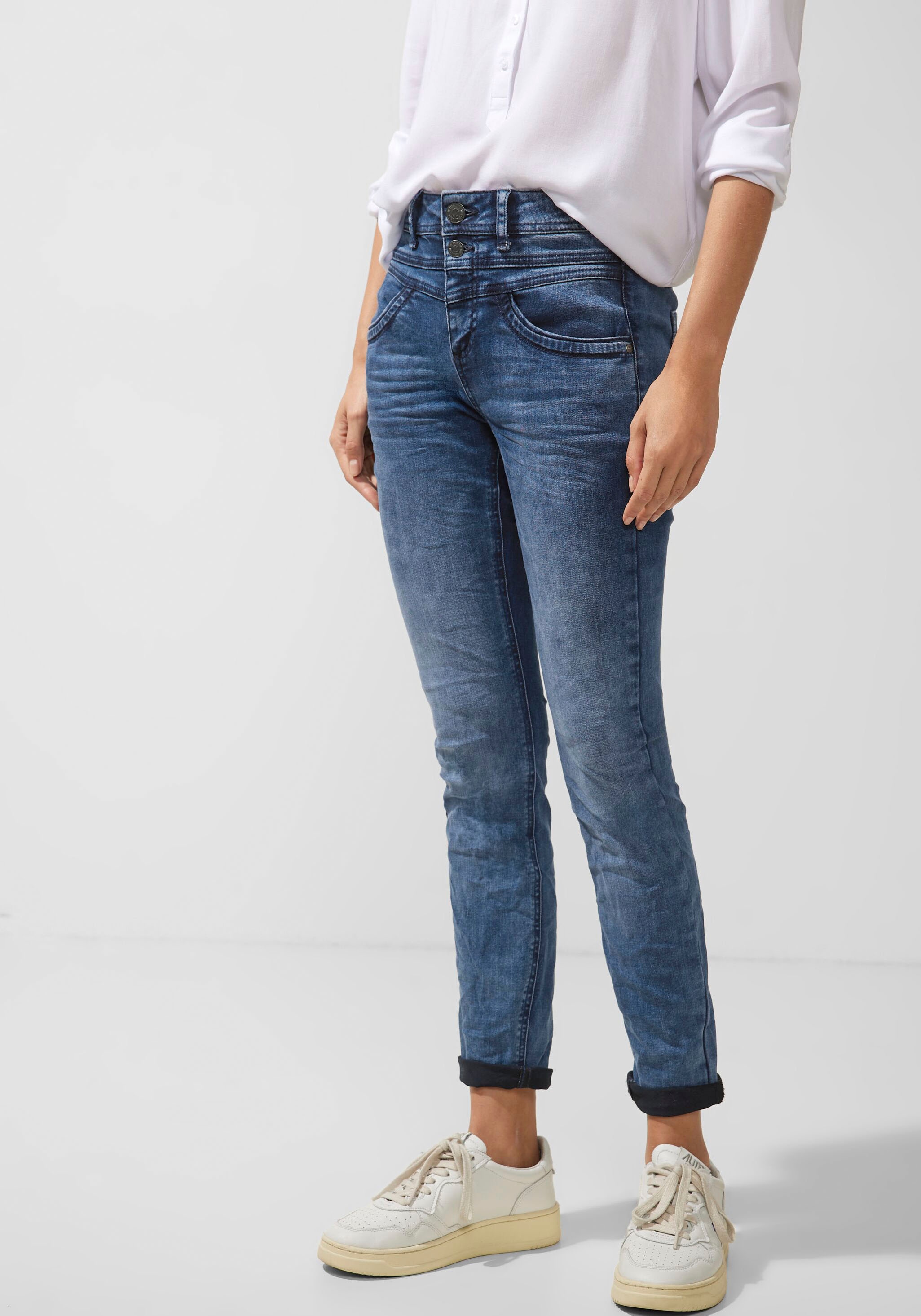 Slim-fit-Jeans, STREET bei 4-Pocket-Stil im ♕ ONE