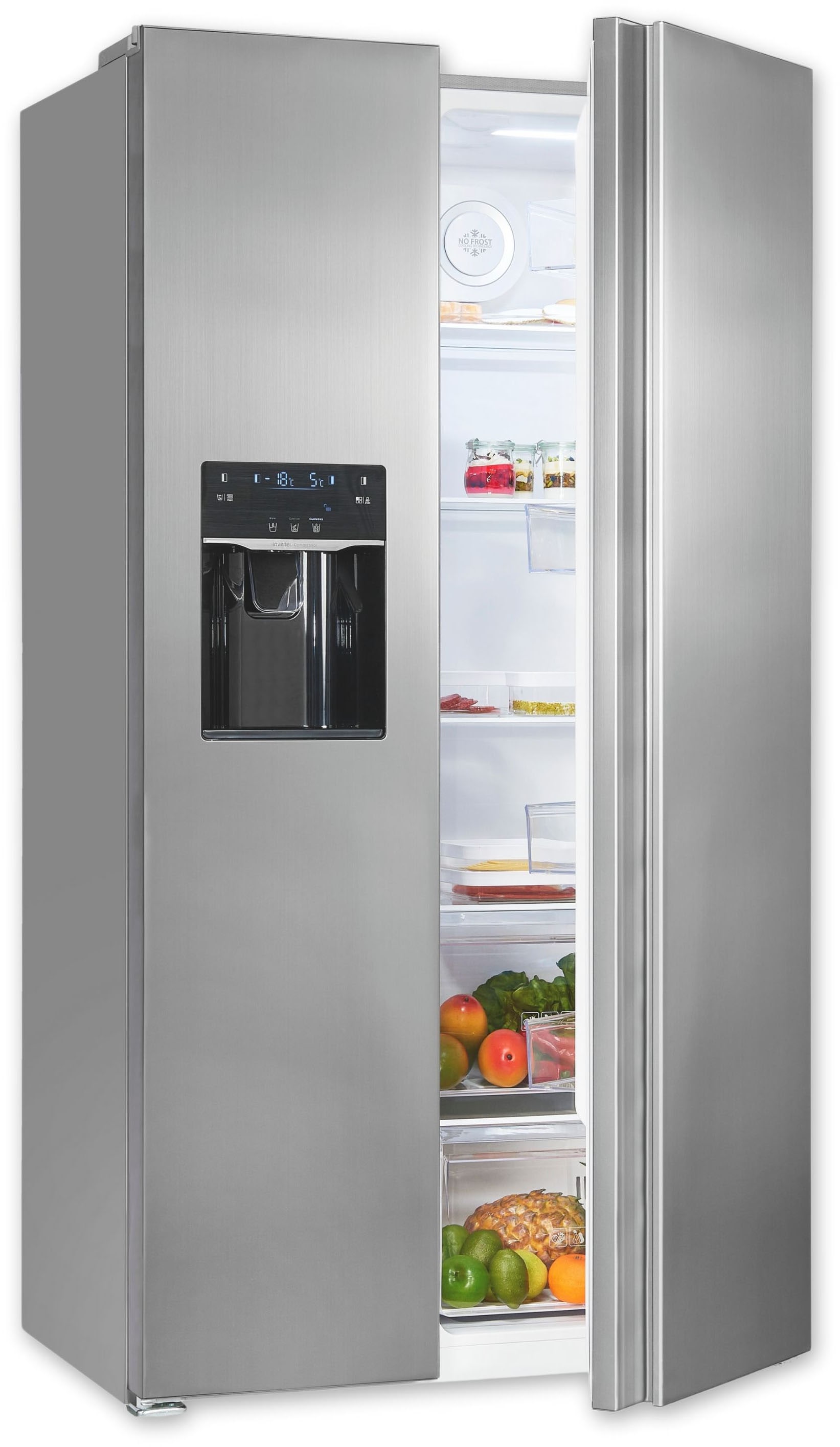 exquisit Side-by-Side »SBS520-CF-040E inoxlook«