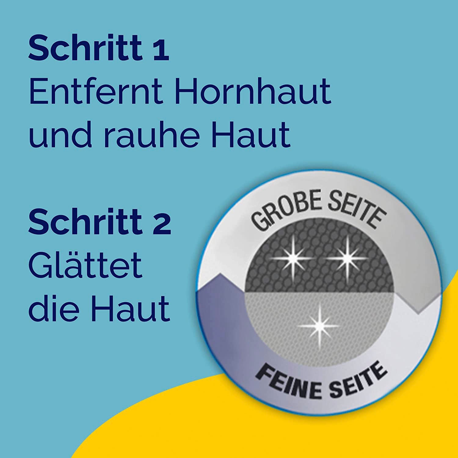 Scholl Hornhautfeile »ExpertCare«, Mit grober und feiner Seite