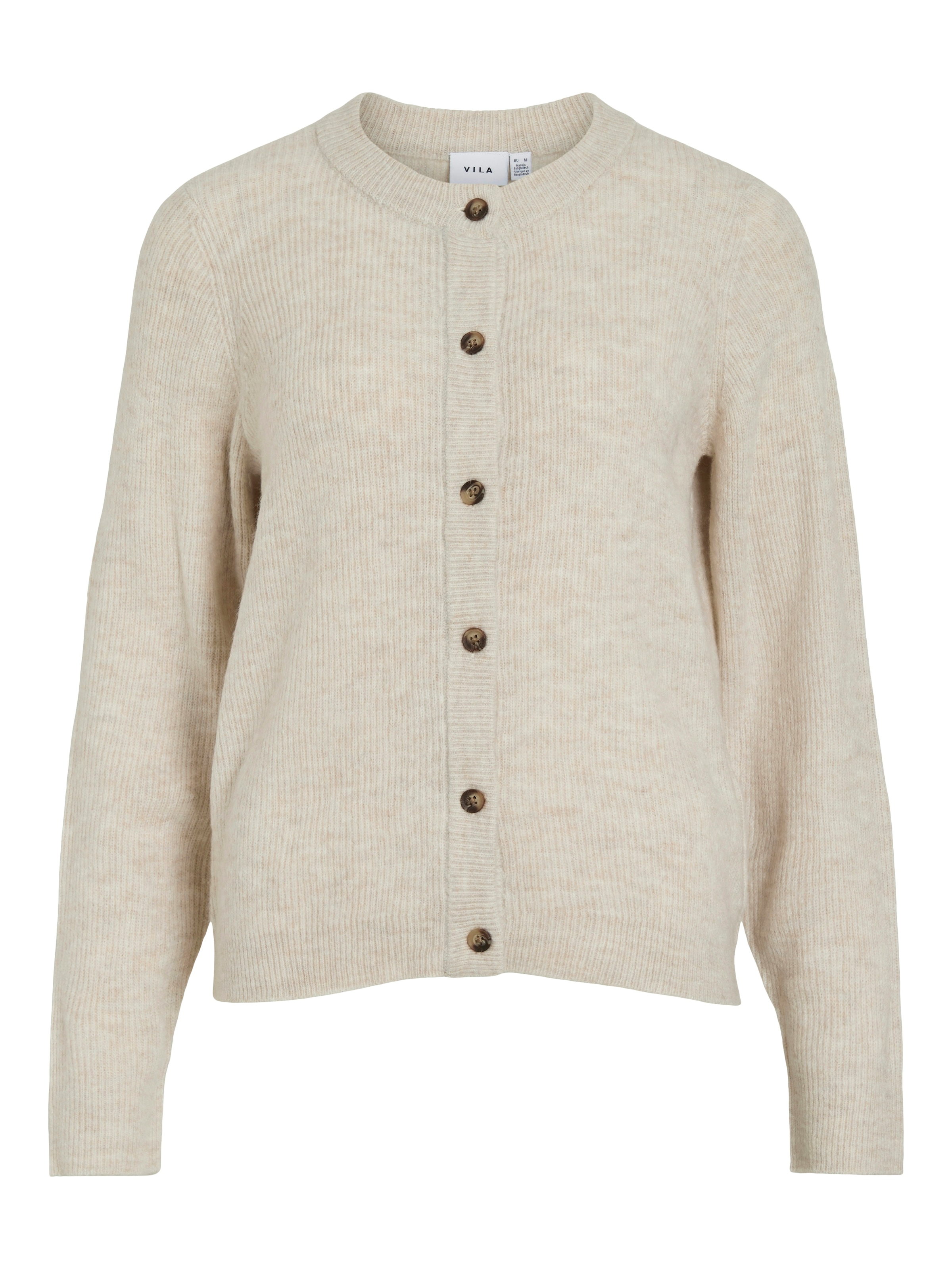 Vila Strickjacke »VIVIOLI O-NECK RIB KNIT CARDIGAN-NOOS«