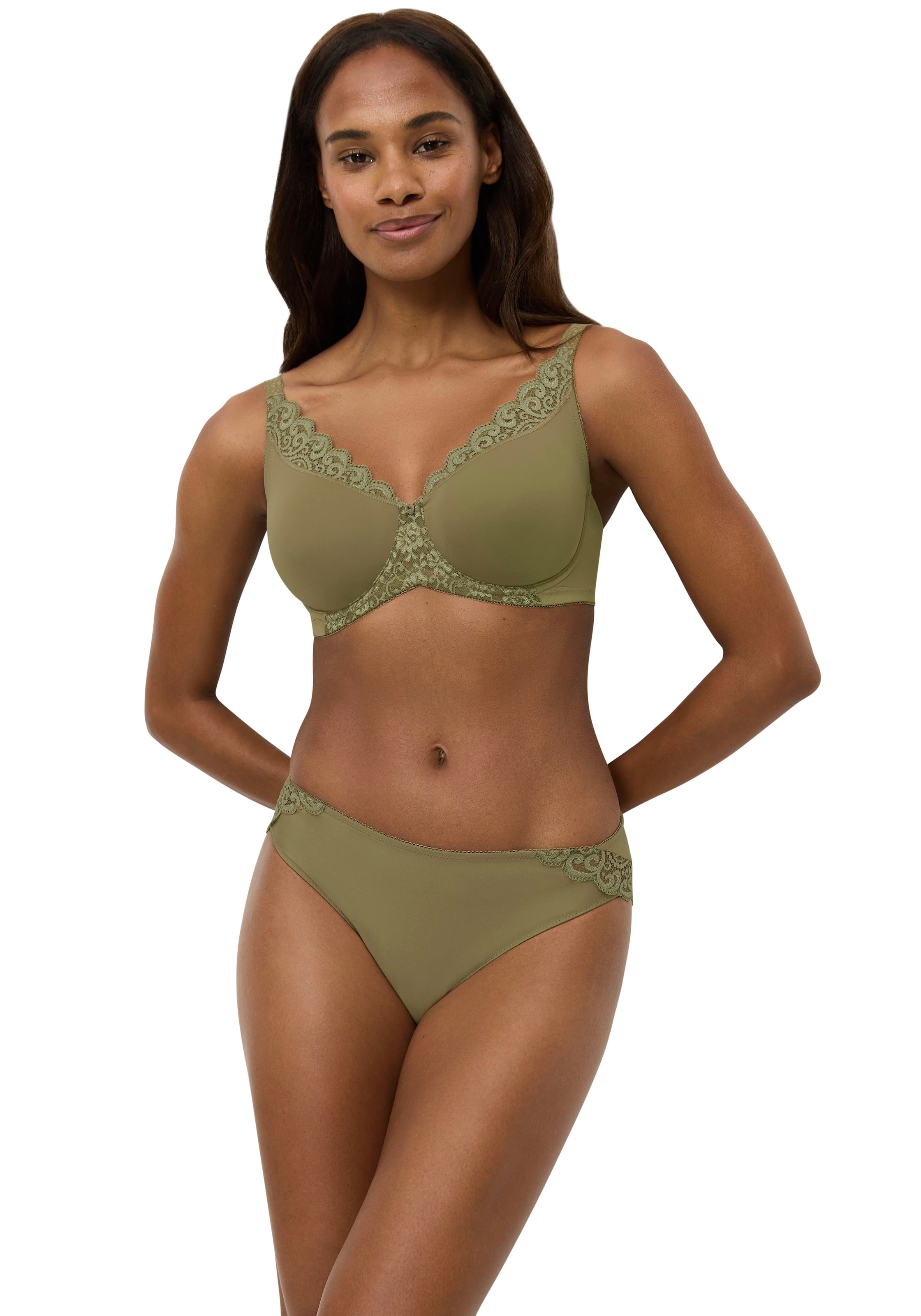 Triumph Minimizer-BH »Amourette W01«, verkleinert die Brust optisch, Spitzenakzente
