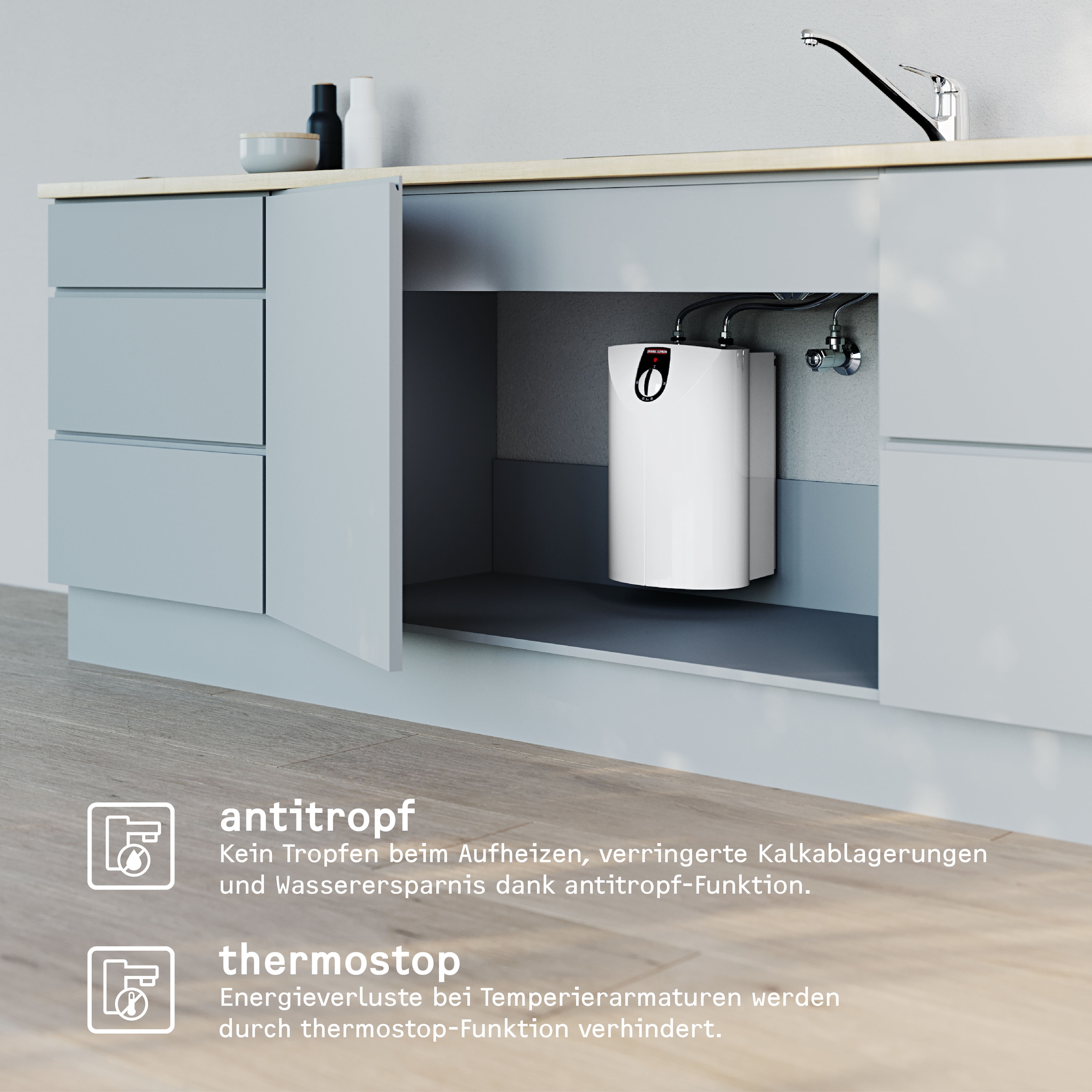STIEBEL ELTRON Untertischspeicher »SHU 5 SL« 5 l, druckfest, mit Stecker