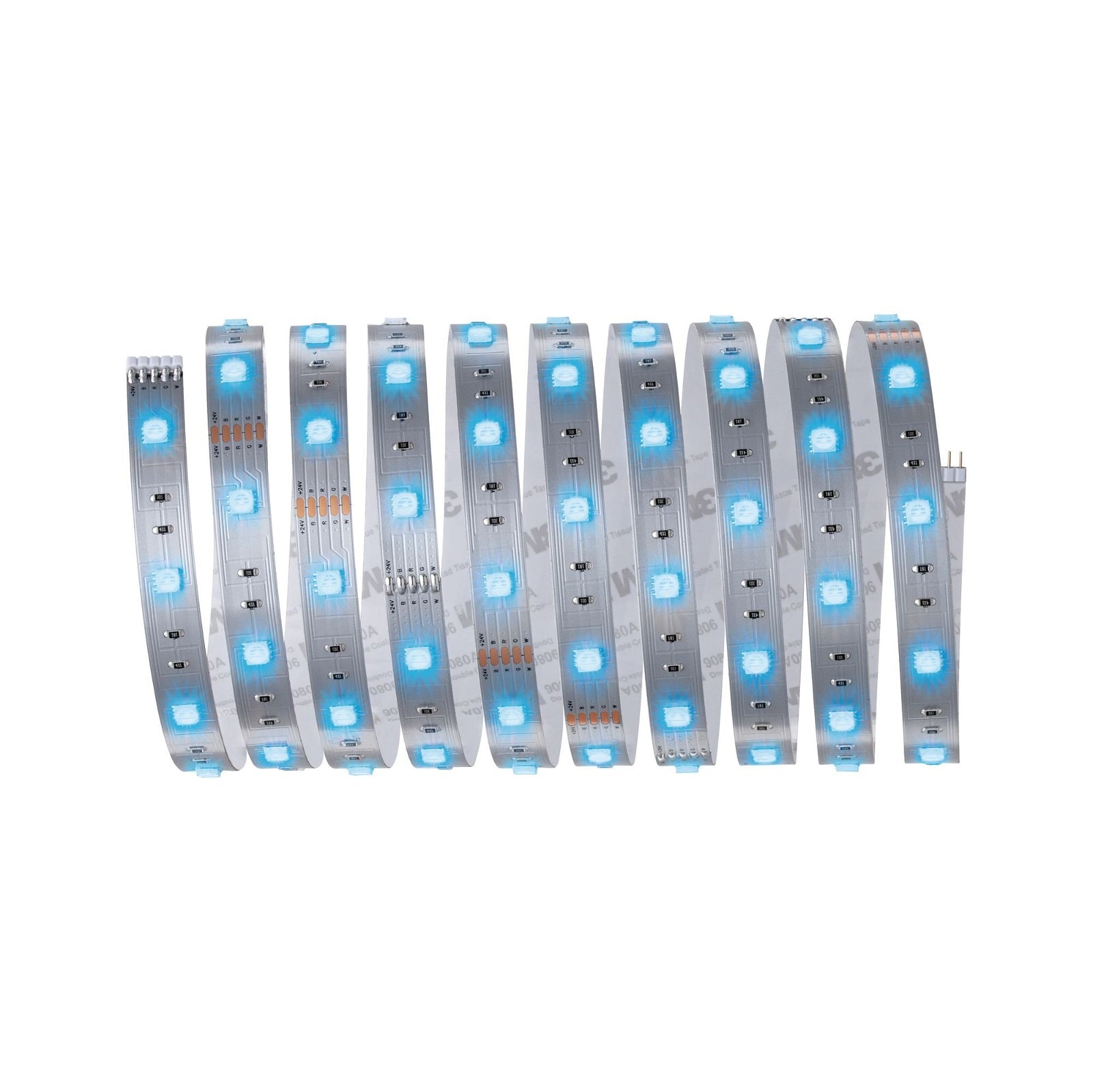 Paulmann LED-Streifen »MaxLED 250 Basisset 3m RGBW IP20 3000K 20W 230/24V 24VA Silber«, 1 St.-flammig