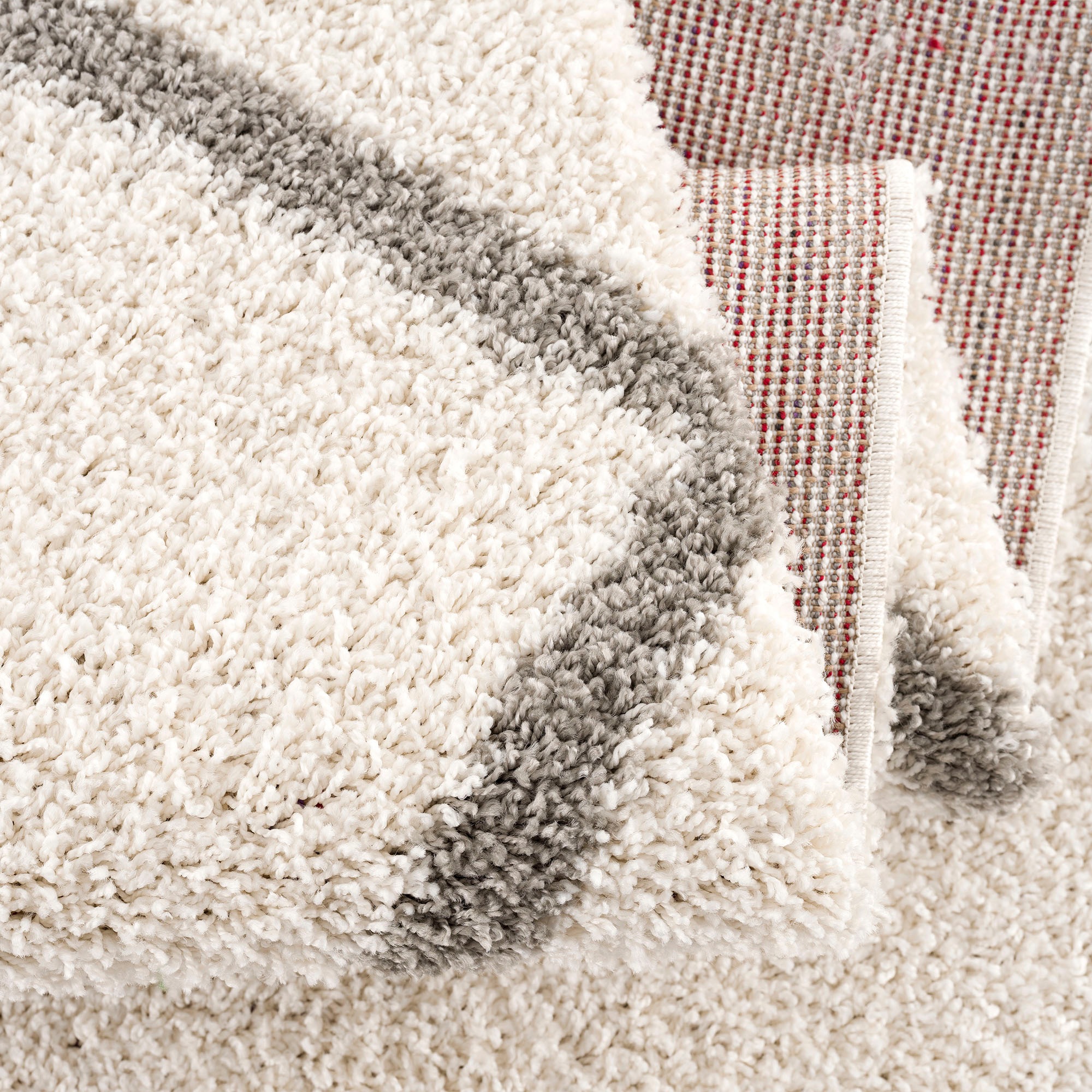 Sanat Hochflor-Teppich »Madrid«, rund, 30 mm Höhe, Wohnzimmer, Langflor, Shaggy Teppich