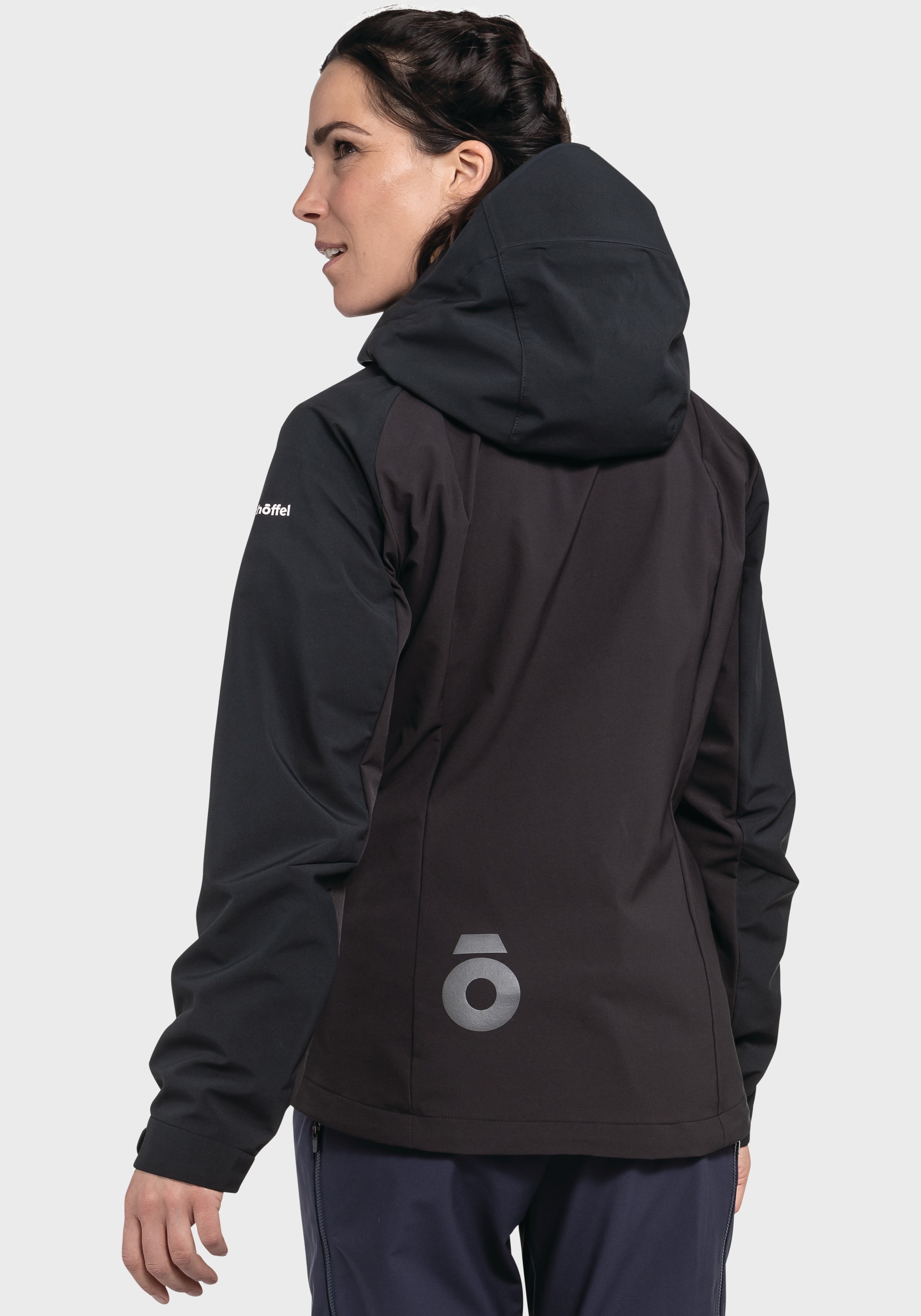 Schöffel Outdoorjacke »Bike Hybrid Jk Style Salza WMS«, mit Kapuze