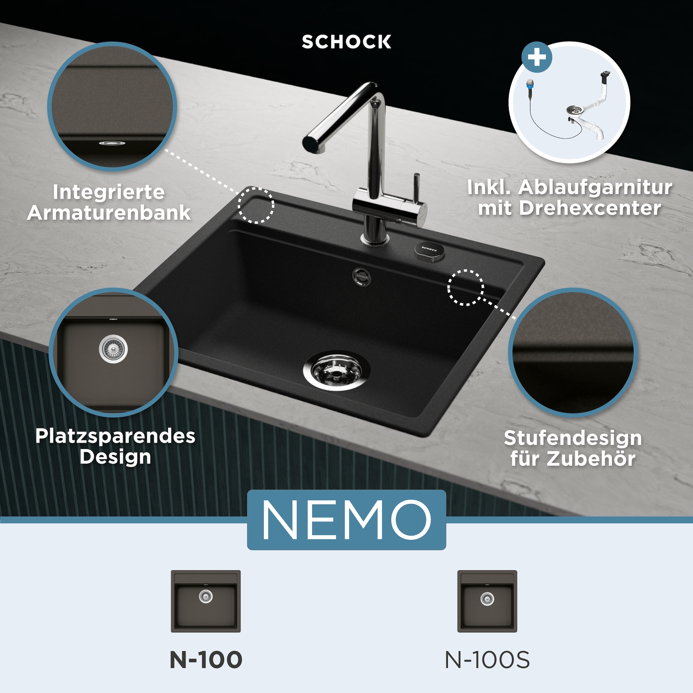 Schock Granitspüle »Oslo«