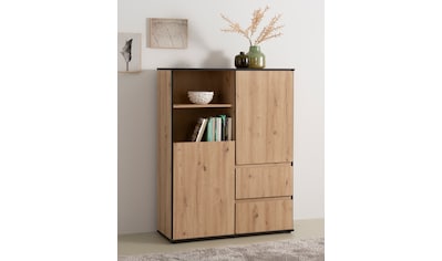 Highboard »Ariana«, mit angeschrägten Griffmulden, Breite 100 cm