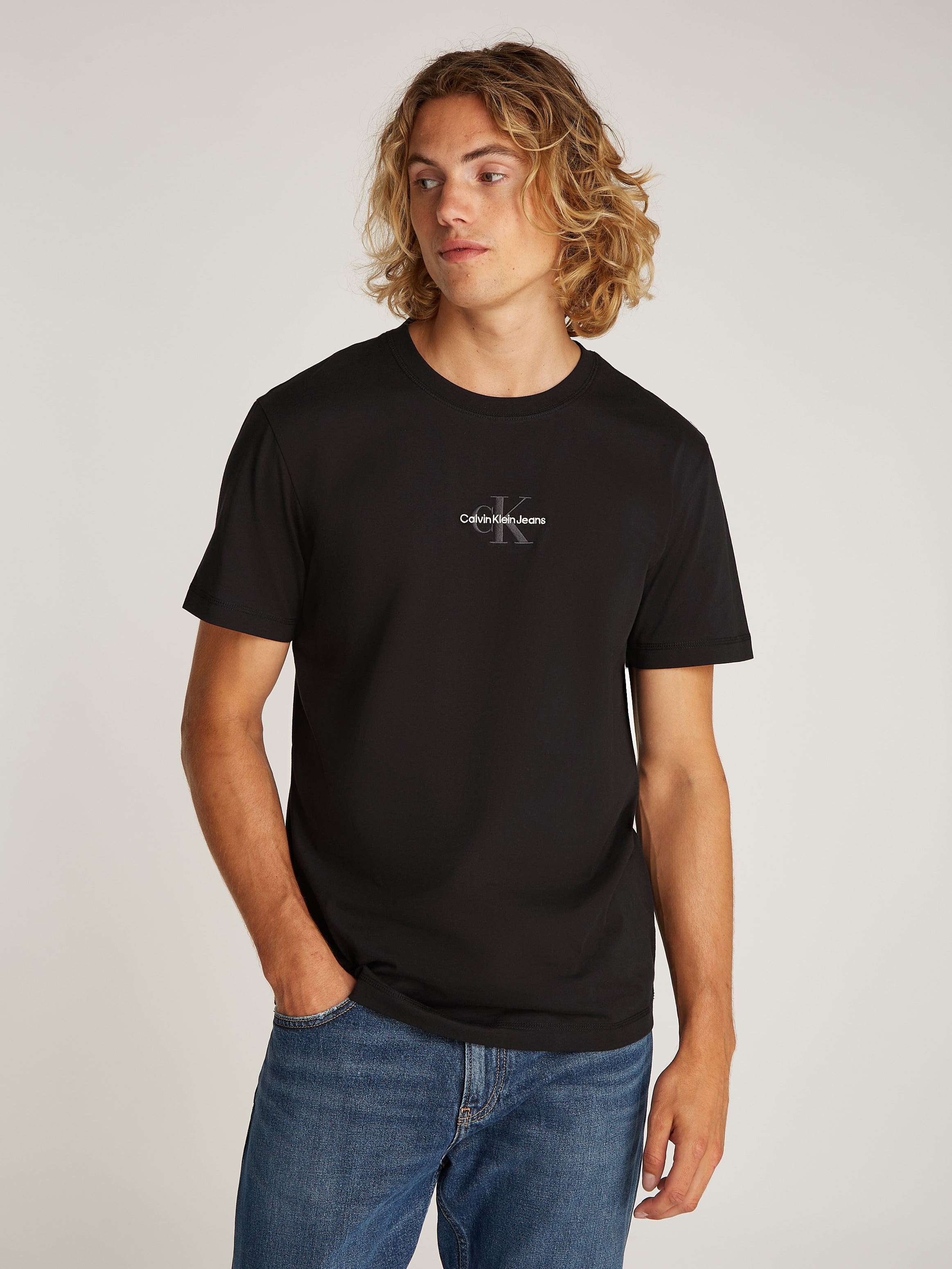 Calvin Klein Jeans T-Shirt »MONOLOGO TEE«, mit Logoschriftzug