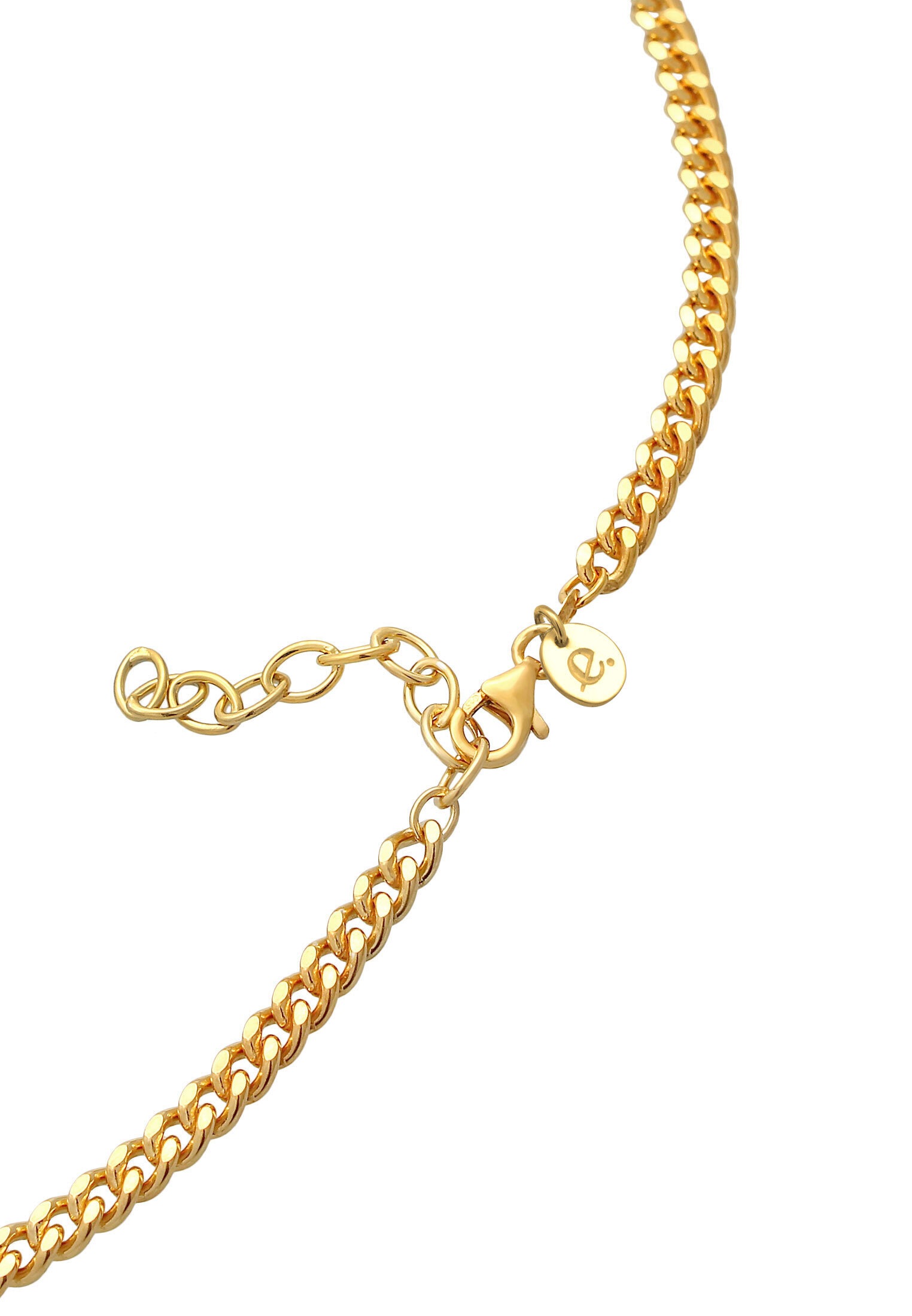Elli Premium Choker »Halskette Choker Panzerkette Basic Klassik 925 Silber«