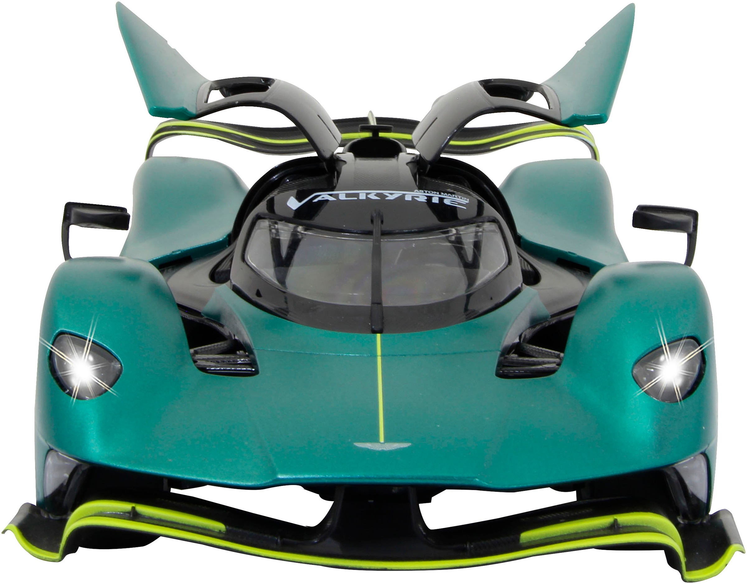 Jamara RC-Auto »Aston Martin Valkyrie AMR Pro, dunkelgrün, 2,4GHz, Tür manuell« mit LED Beleuchtung