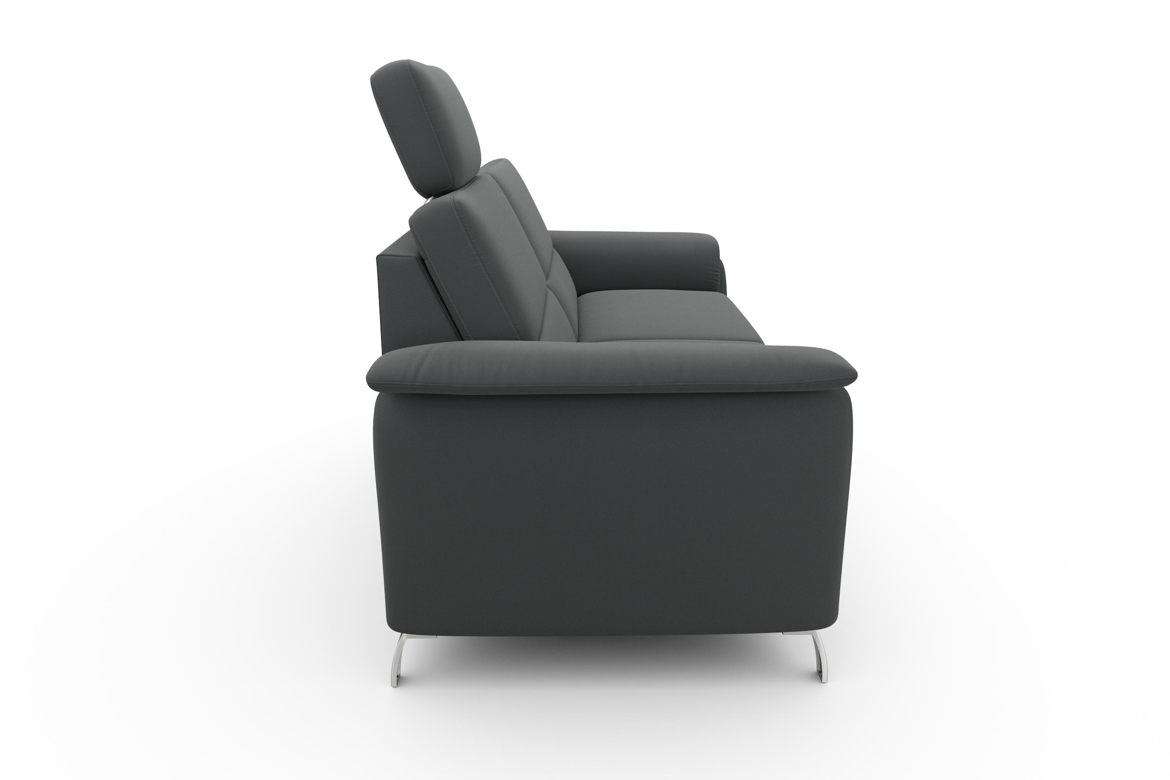 sit&more 2,5-Sitzer »Palmera«, Federkern-Polsterung, Steckvorrichtung für 2 Kopfstützen (optional)