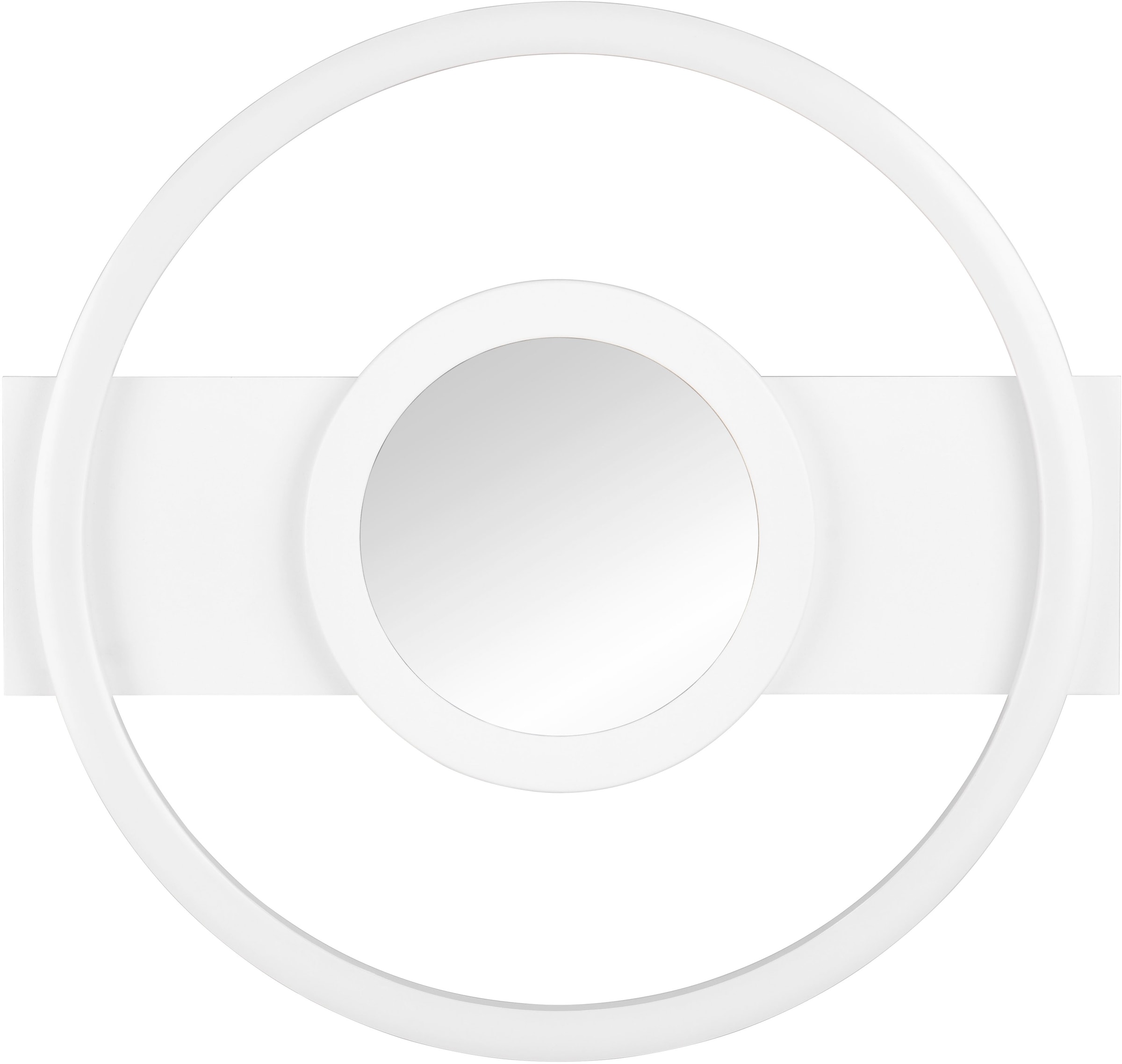 REALITY Leuchten LED Deckenleuchte »WHEELER, LED Deckenlampe 16W 2000 Lumen 4000K kaltweißes Licht« LED-Board 1 Stk. Kaltweiß Lichteffekte mit Spiegelfolie, 35 x 33 cm, Wand- oder Deckenleuchte