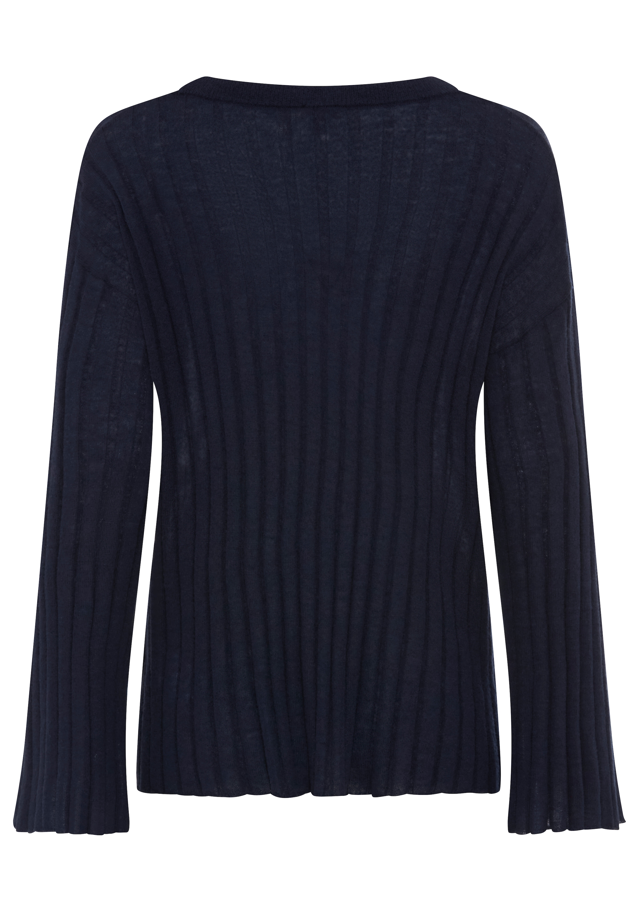 BOSS ORANGE Rundhalspullover »Fisurina Premium Damenmode« aus Woll-Mix in Rippstruktur