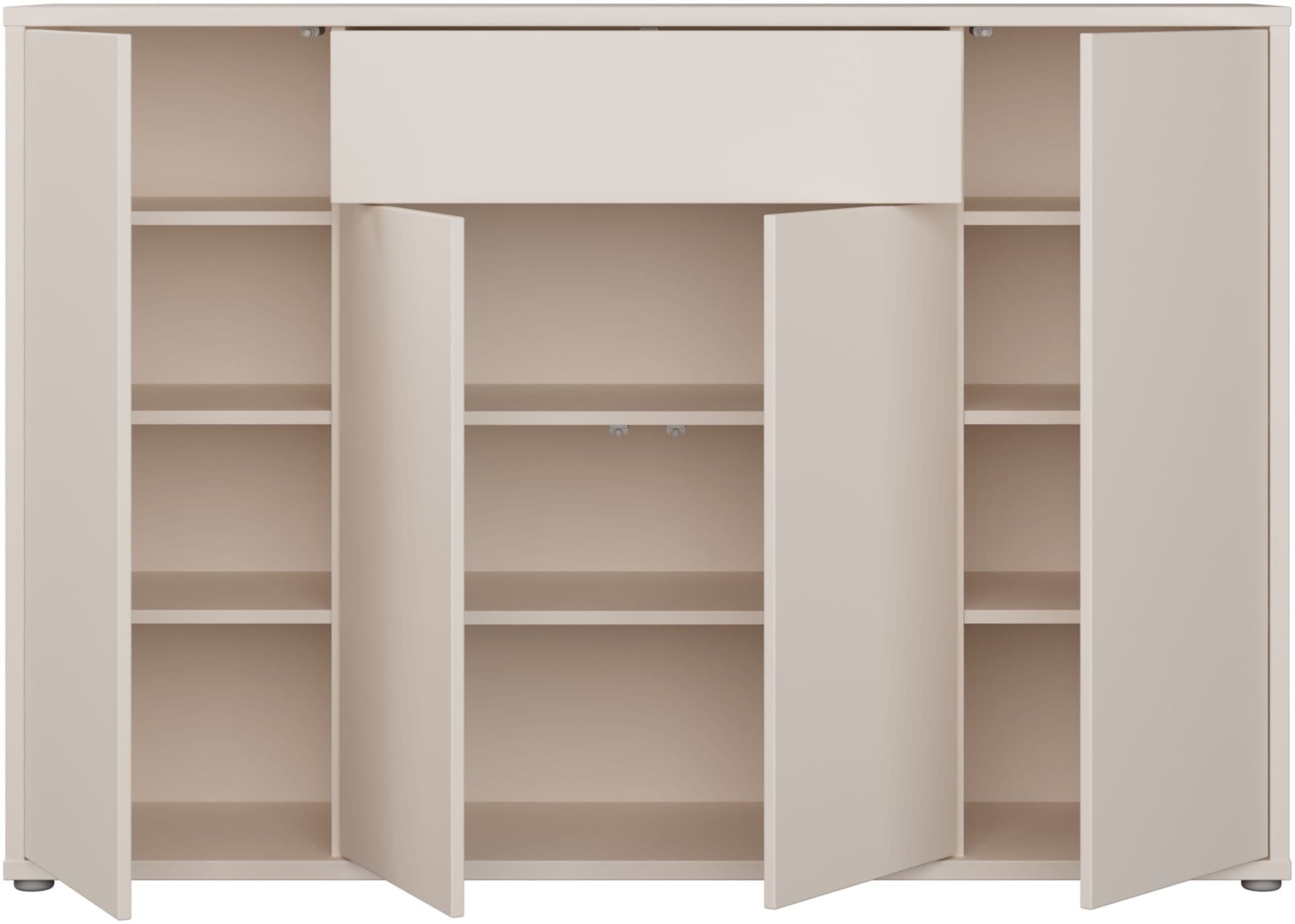 FORTE Schuhschrank »Alice Springs« B/H/T 143,9/99,1/34,9 cm Push to open, 28  Paar Schuhe