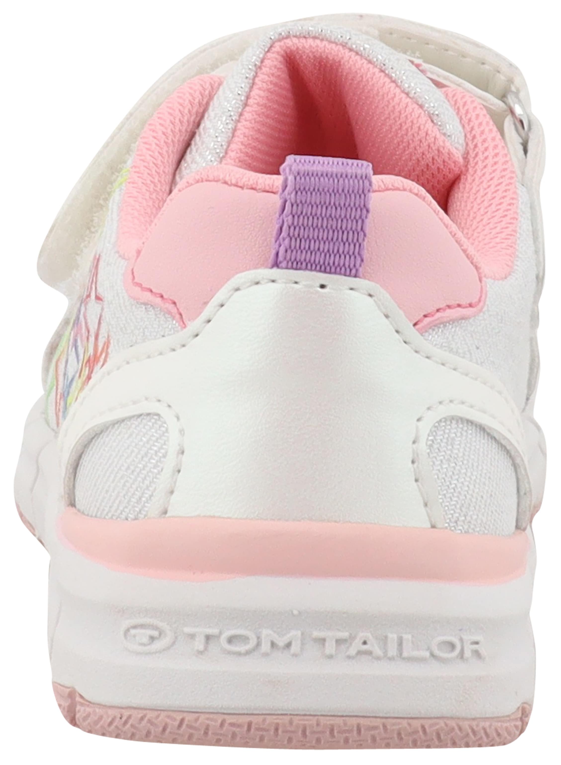 TOM TAILOR Klettschuh, Freizeitschuh, Halbschuh, Sneaker mit bunter Sternen-Applikation