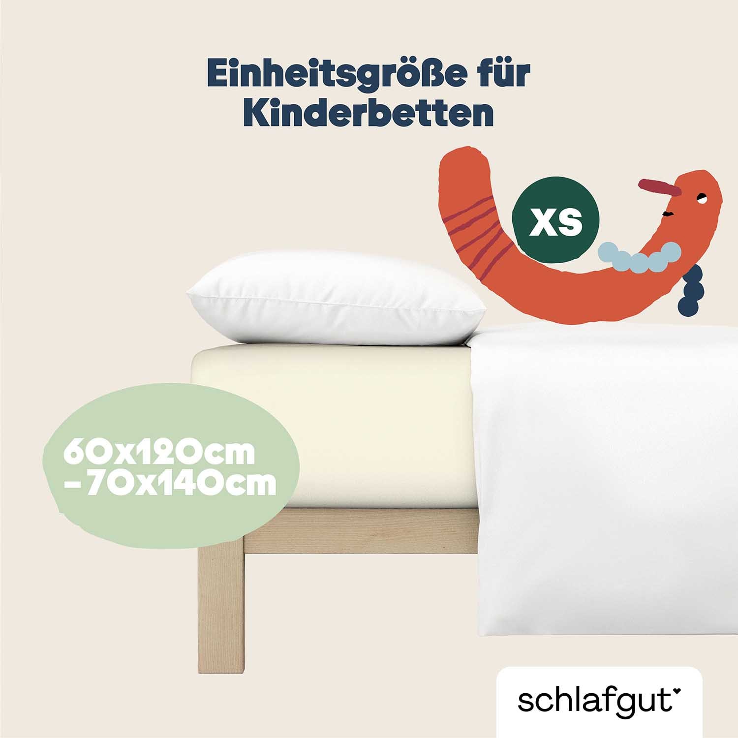 Schlafgut Spannbettlaken »Casual Mini Spannbettlaken« für Kinder, MADE IN GREEN by OEKO-TEX®