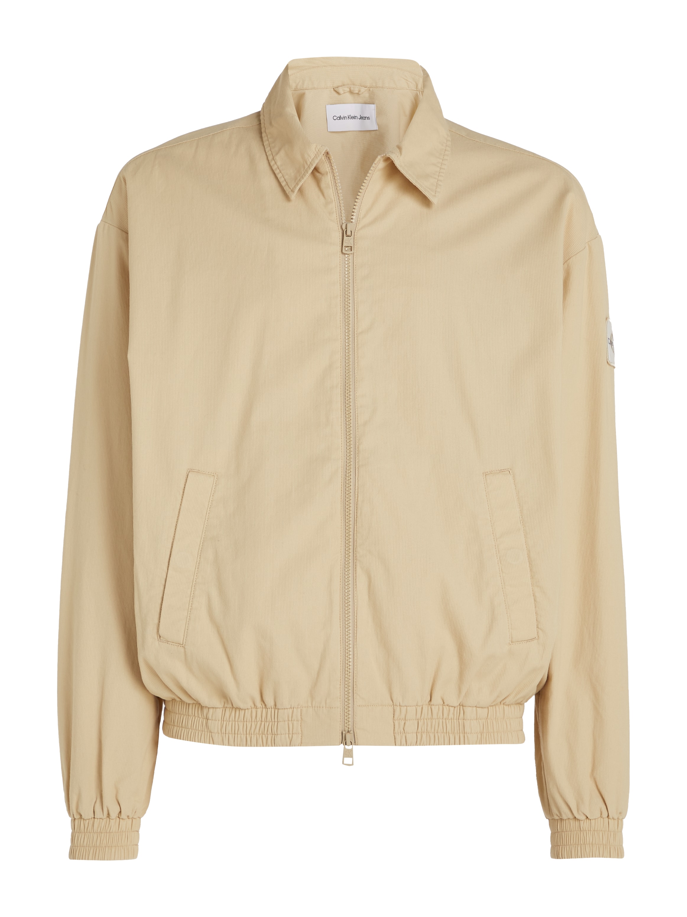 Calvin Klein Jeans Collegejacke »LINEAR TEXTURE HARRINGTON«, mit Logoprägung