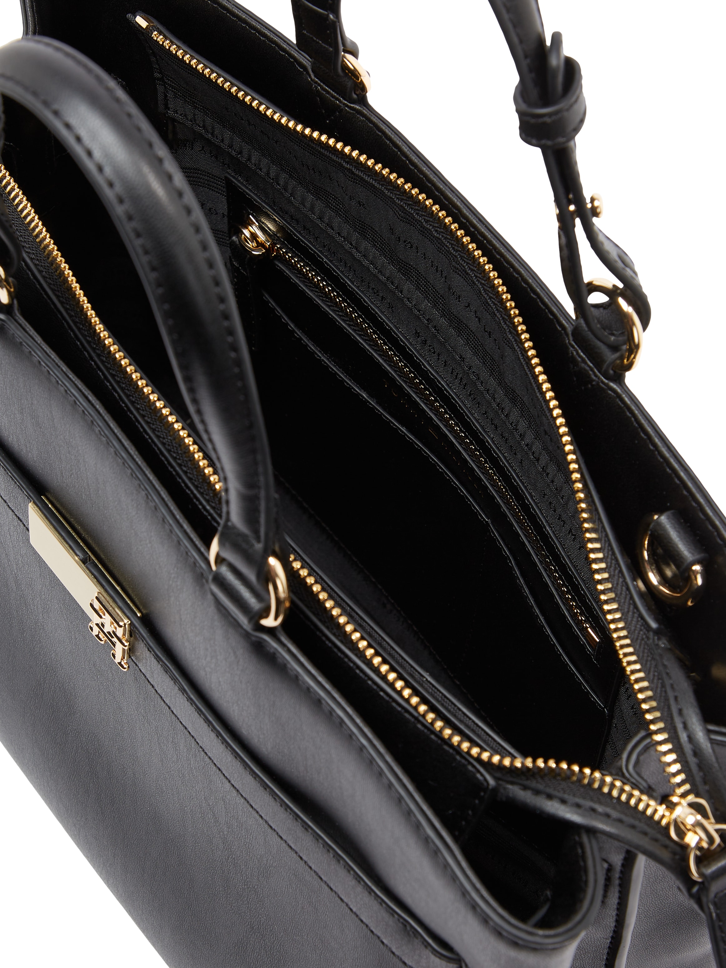 Tommy Hilfiger Henkeltasche »TH HERITAGE SATCHEL«, Damen Umhängetasche, Schultertasche mit TH-Schmuckelement