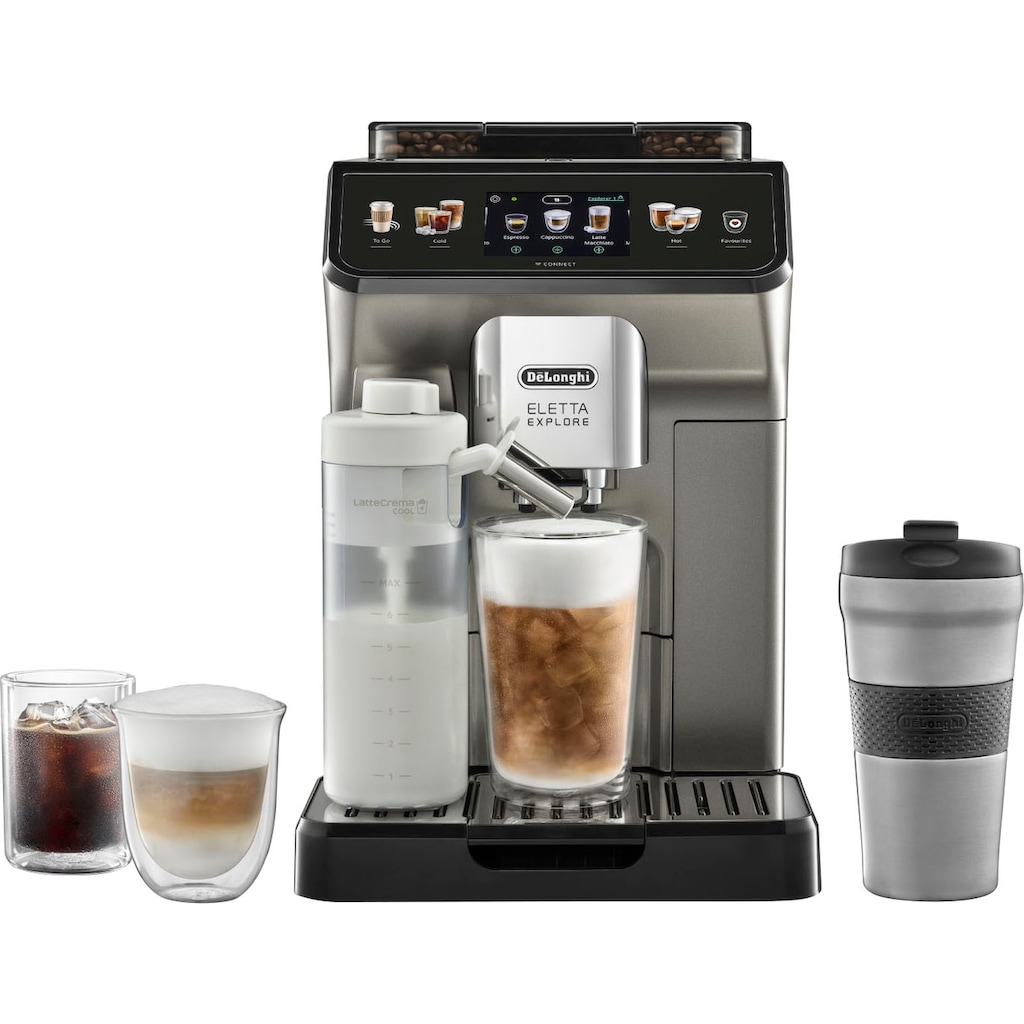 De'Longhi Kaffeevollautomat »Eletta Explore Cold Brew Extraction ECAM450.86.T«