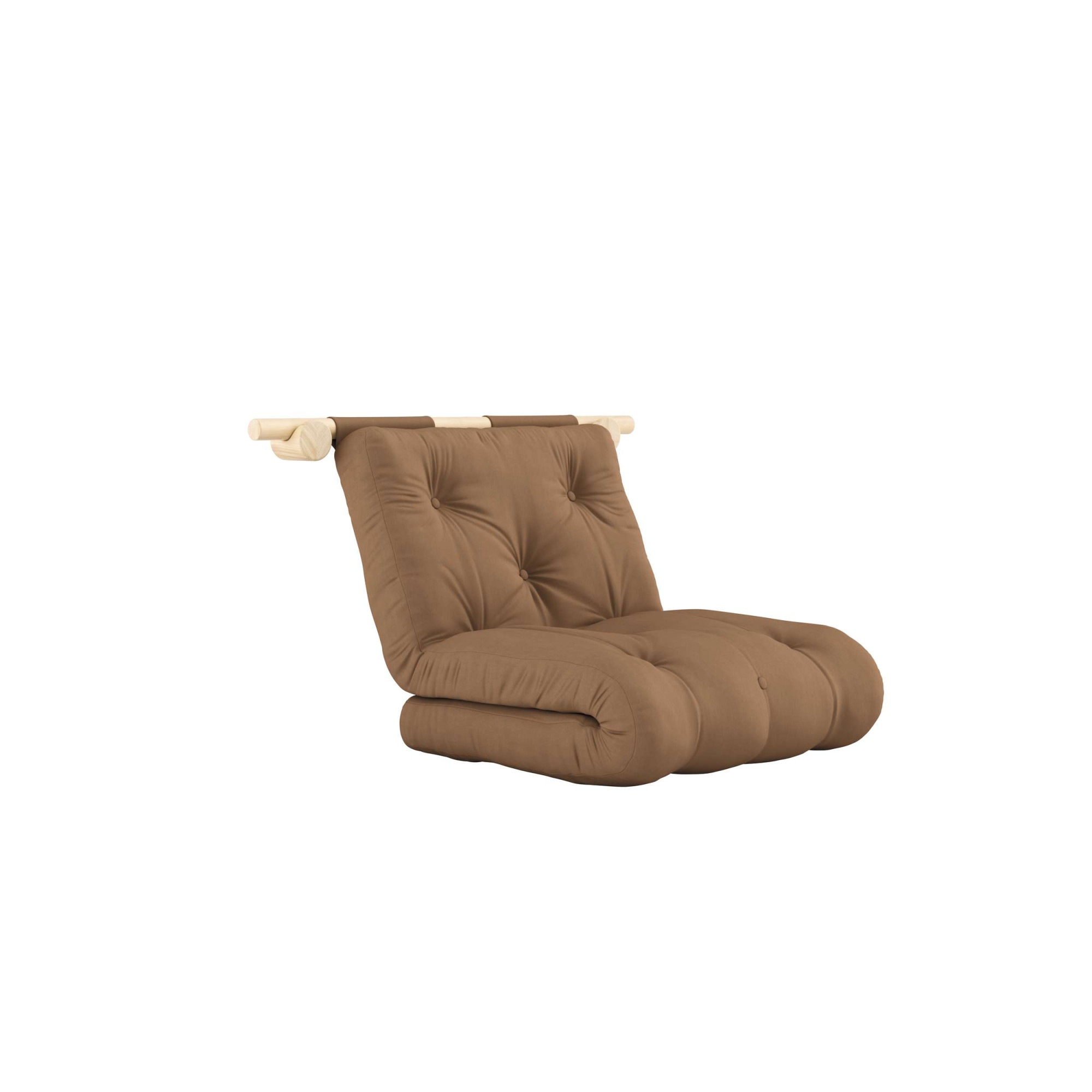Karup Design Schlafsofa »Hooked Sofa Bed / Sleeper Chair – Sitz- oder Schlafplatz, platzsparend«, Futonmatratze inkl. Halterungsset aus FSC®-zertifiziertem Massivholz