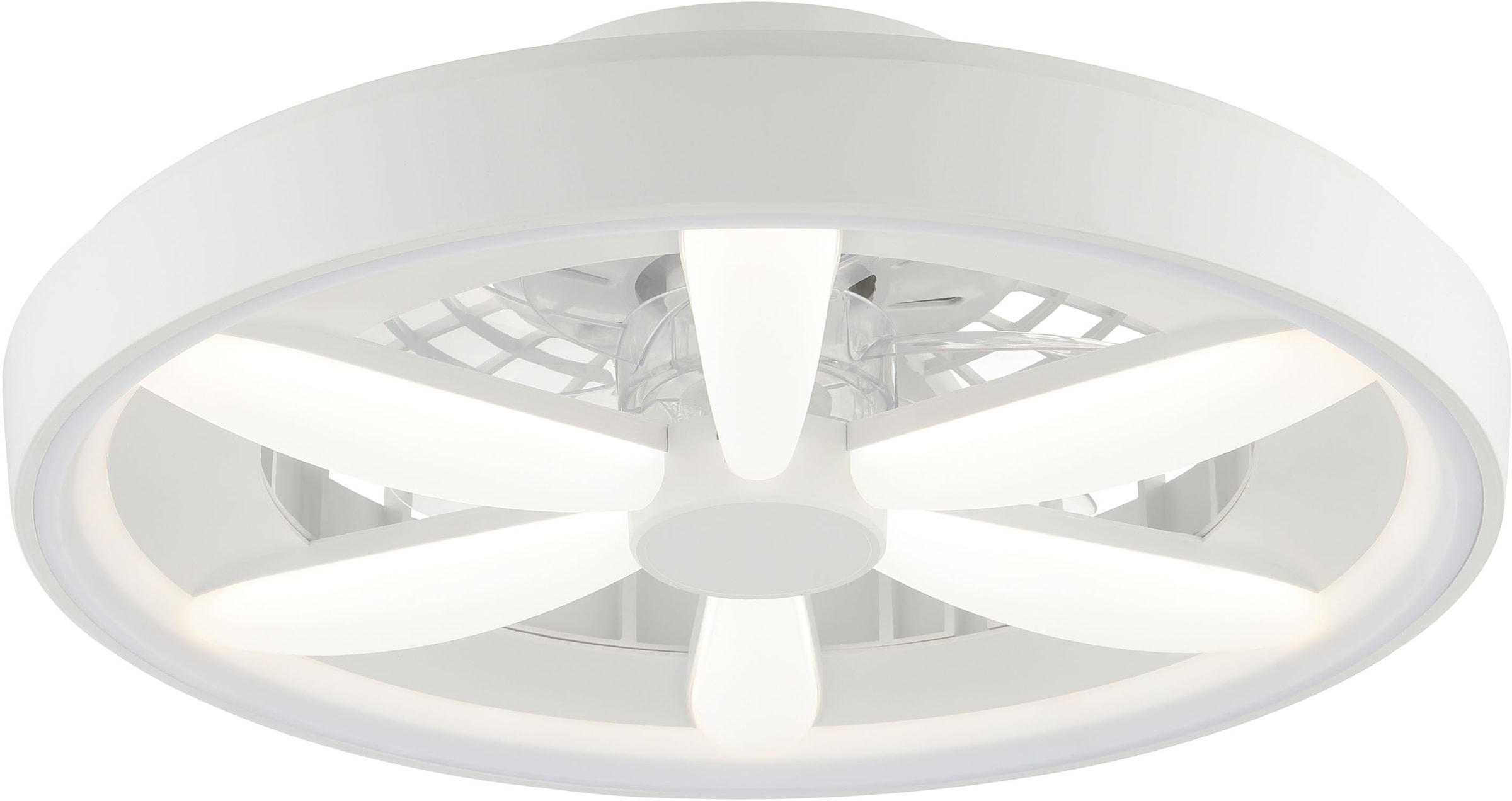 Hanseatic LED Deckenleuchte »DLV2205« LED-Modul 1 Stk. RGB | warmweiß - kaltweiß LED Ventilator, Ø 48 cm, 6400 lm, dimmbar, Fernbedienung