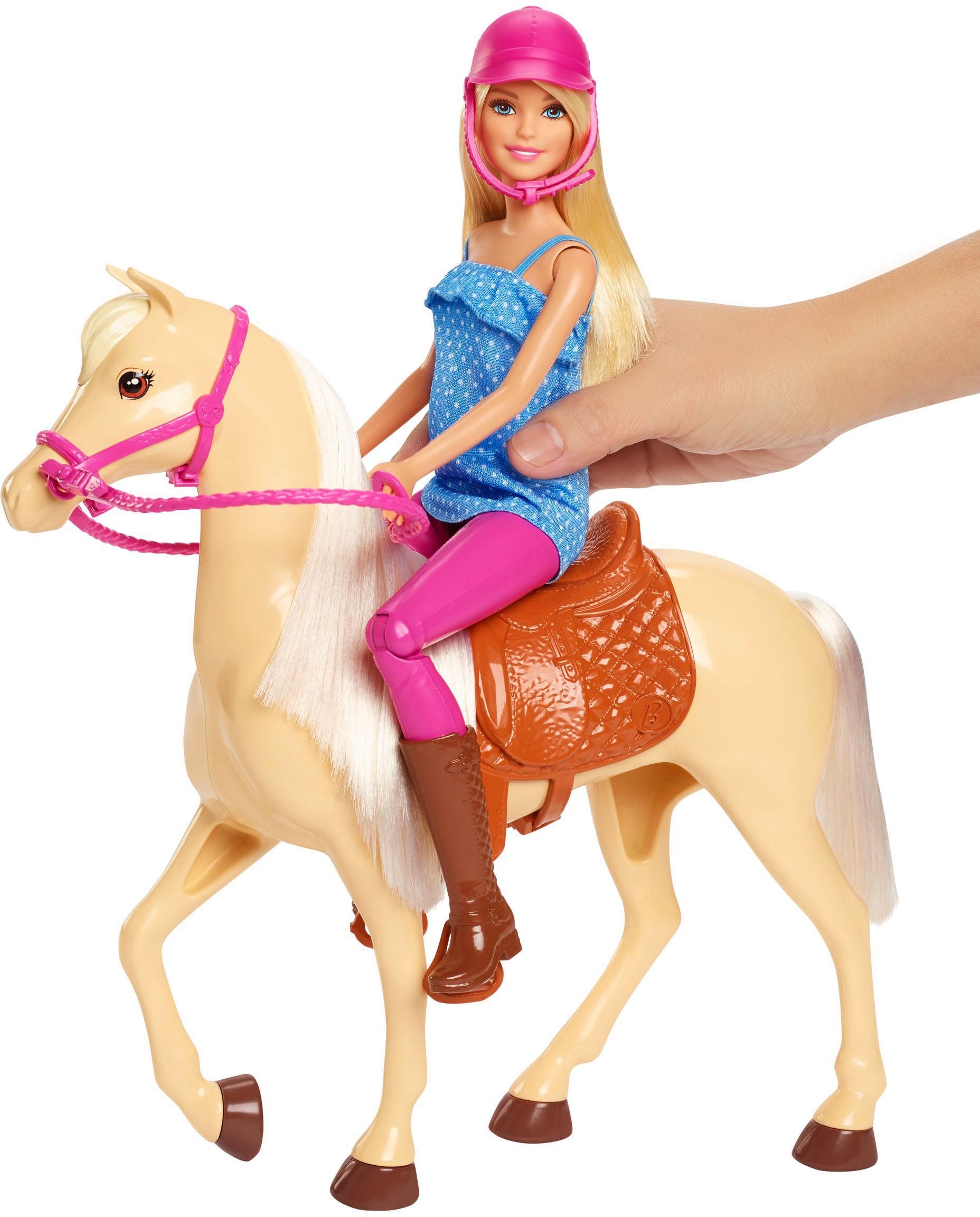 Barbie Anziehpuppe »Pferd mit Puppe«, Spielset