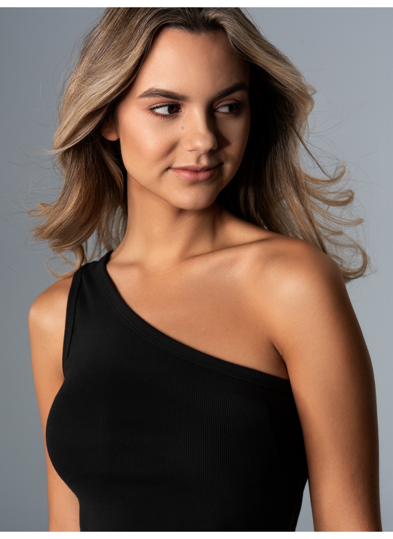 Trigema T-Shirt »TRIGEMA Modisches One-Shoulder-Top«, (1 tlg.)
