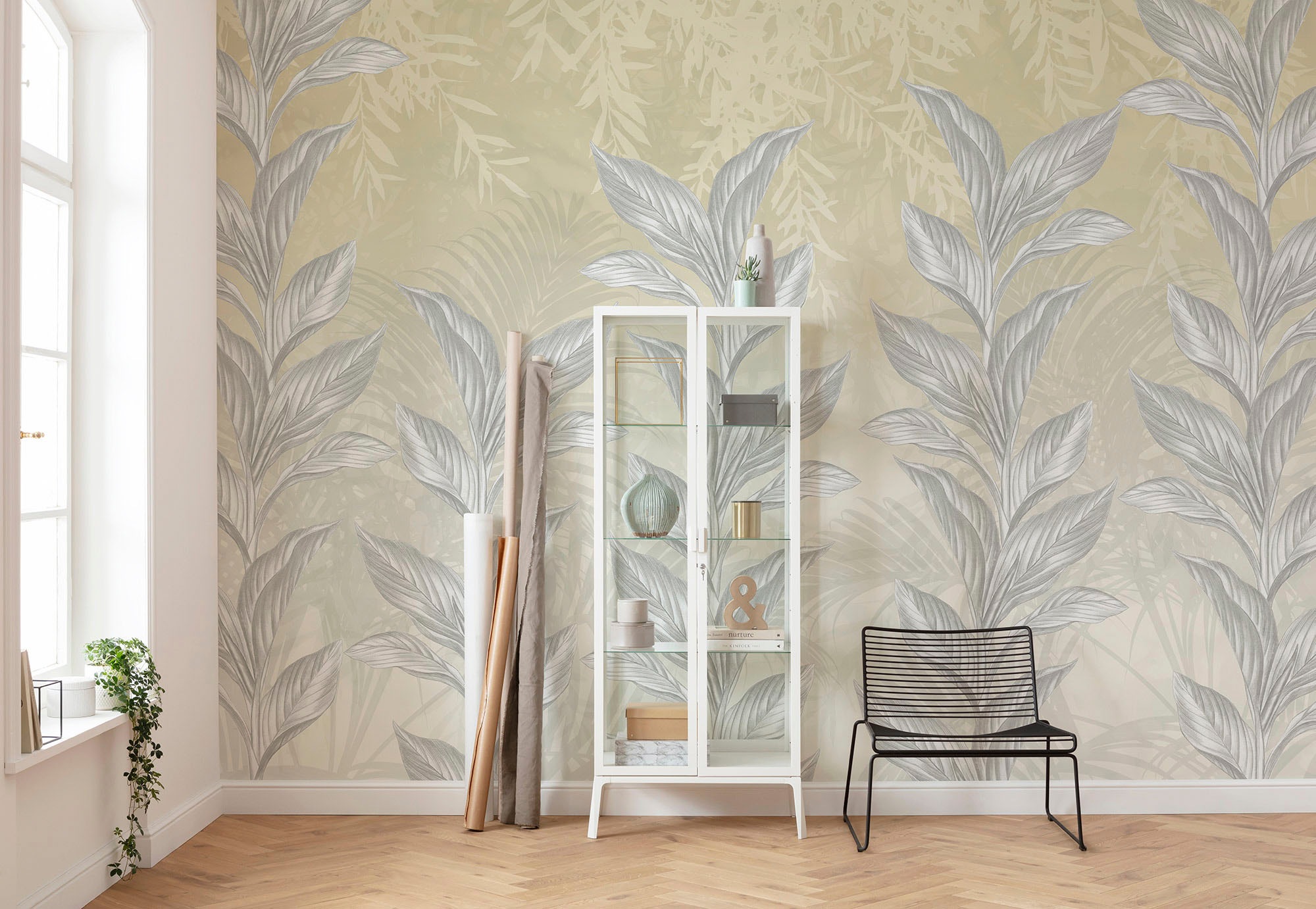 Komar Vliestapete »Digitaldruck Vlies - Spring Frost - Größe 350 x 250 cm«, bedruckt, Wohnzimmer, Schlafzimmer