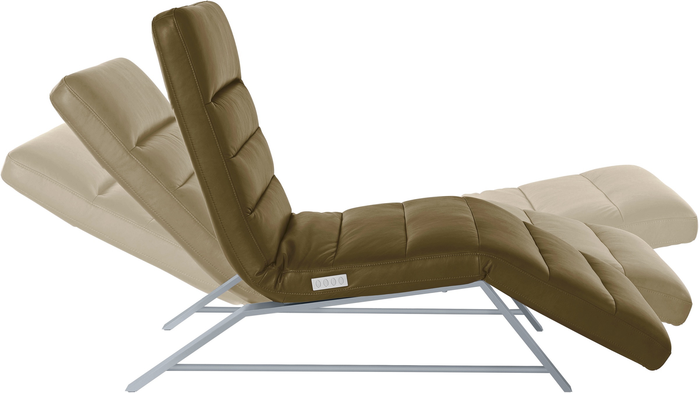 W.SCHILLIG Relaxliege »daily dreams«, Funktionsliege wahlweise mit Motor, Gestell matt, Breite 65 cm