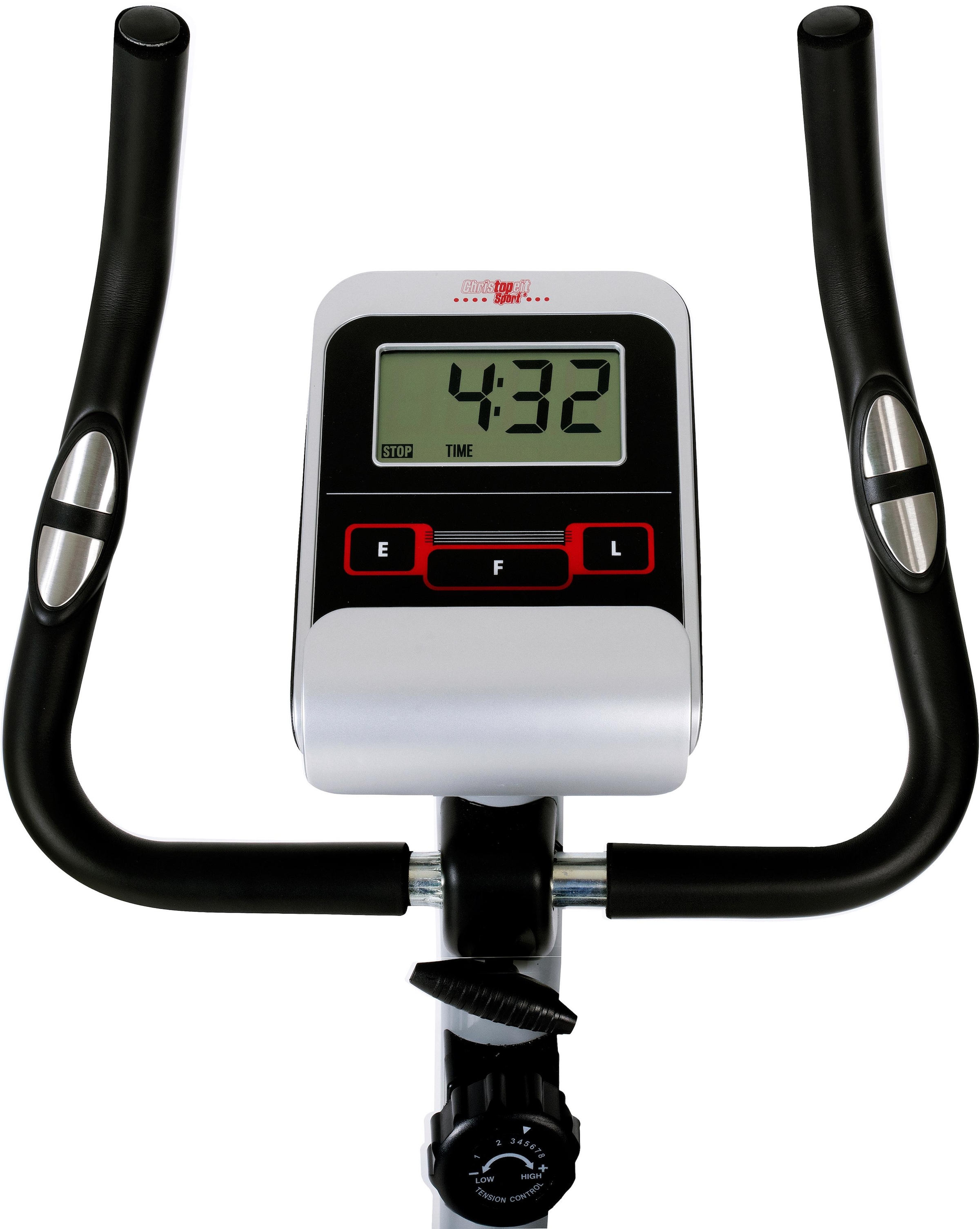 Christopeit Sport® Heimtrainer »AL 1«, (mit Tablet-Halterung), Schwungmasse ca. 9 kg, 8 Widerstandsstufen