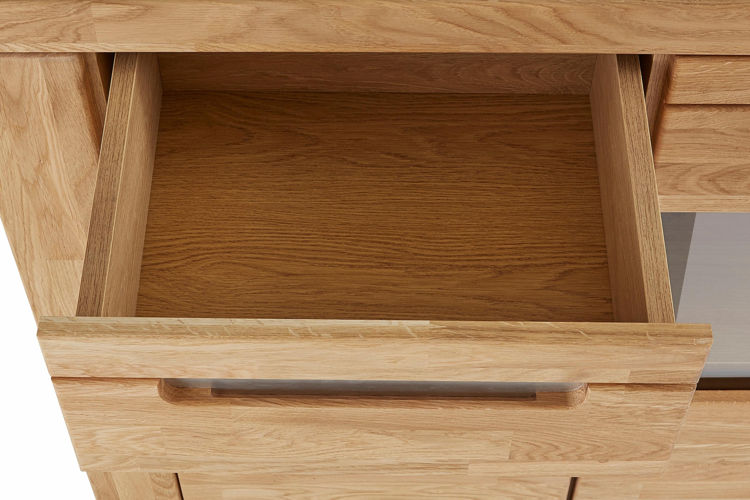 Home affaire Sideboard »Kolding«, Breite 200 cm mit 2 Glastüren und 2 Holztüren