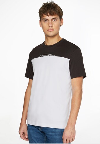 Calvin Klein T-Shirt »COLOR BLOCKING CUT LOGO« kaufen