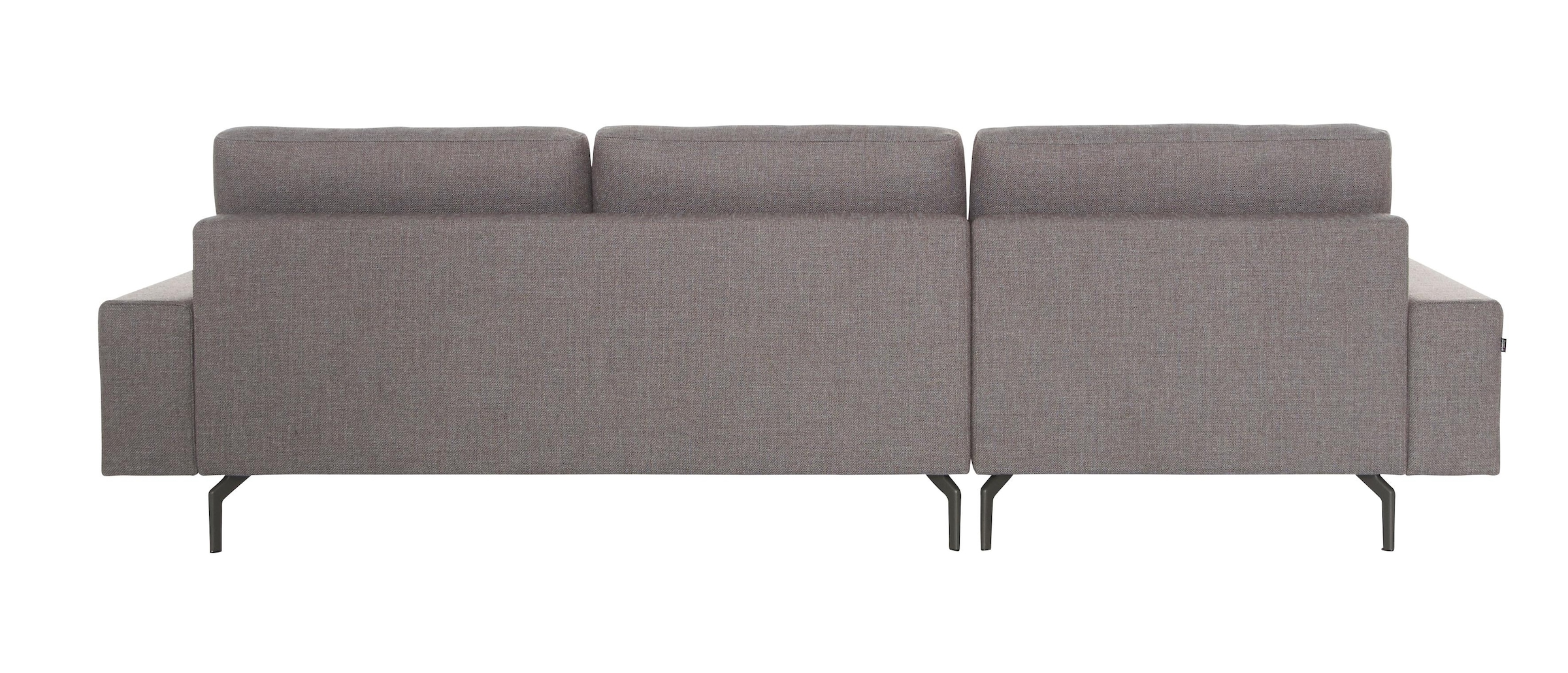 Creation BY ROLF BENZ Ecksofa »CR.450, Designecksofa, Polsterecke, L-Form« Armlehne breit und niedrig, Alugussfüße in umbragrau, Breite 294 cm