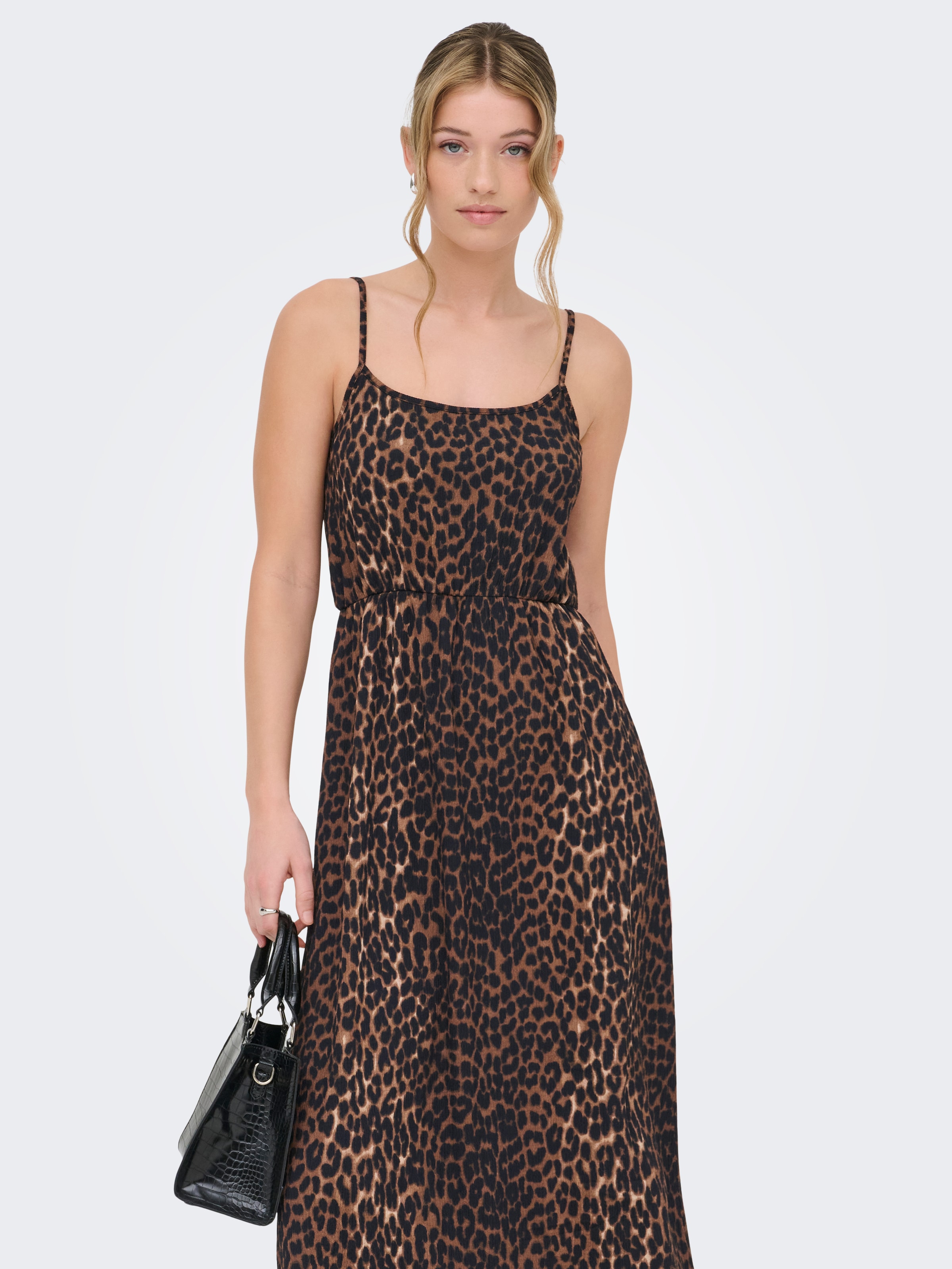 ONLY Maxikleid »ONLALTA S/L LONG STRAP DRESS PNT ZLO«