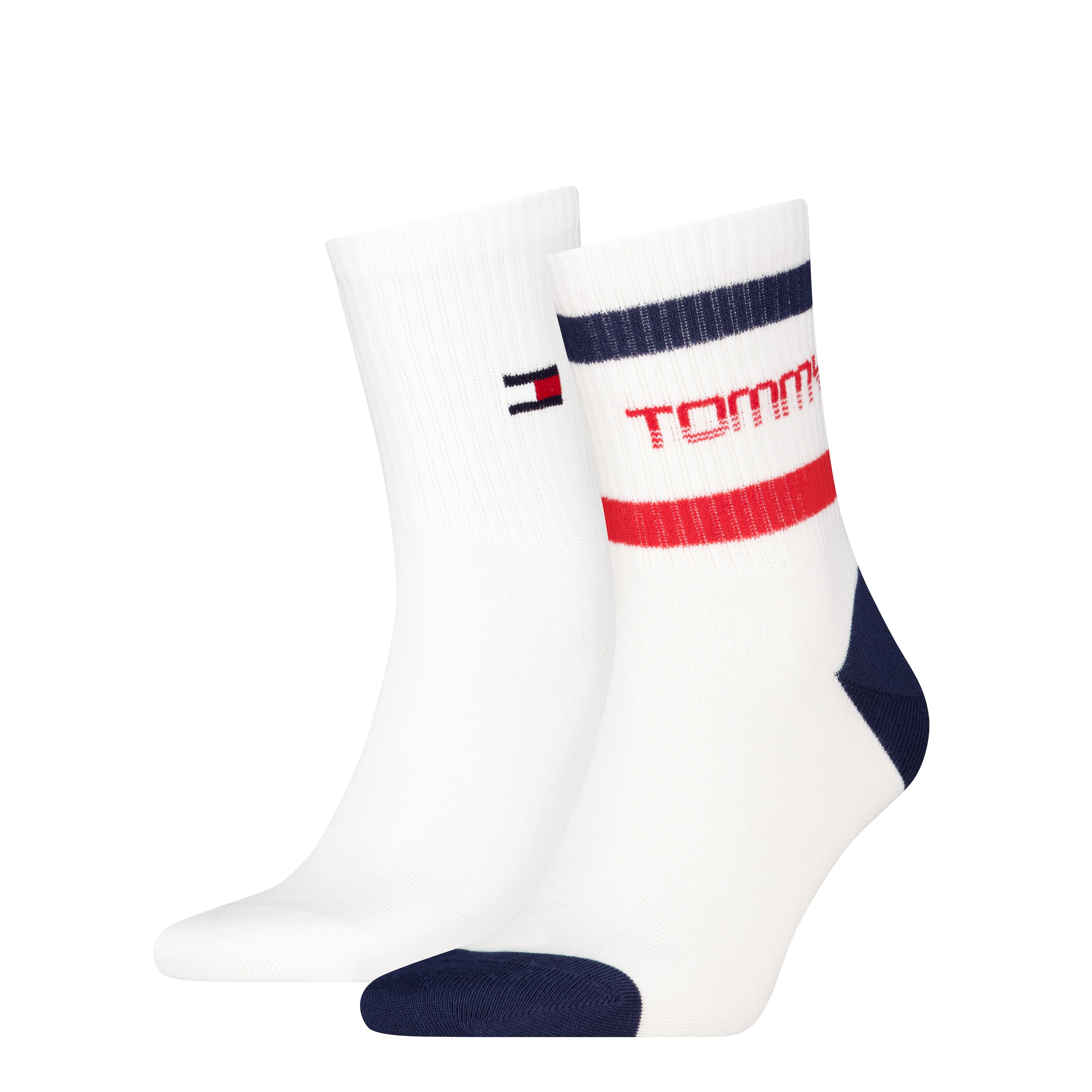 Tommy Hilfiger Kurzsocken »TH UNI TJ SHORT SOCK 2P STRIPE MOTION« 2 Paar, 