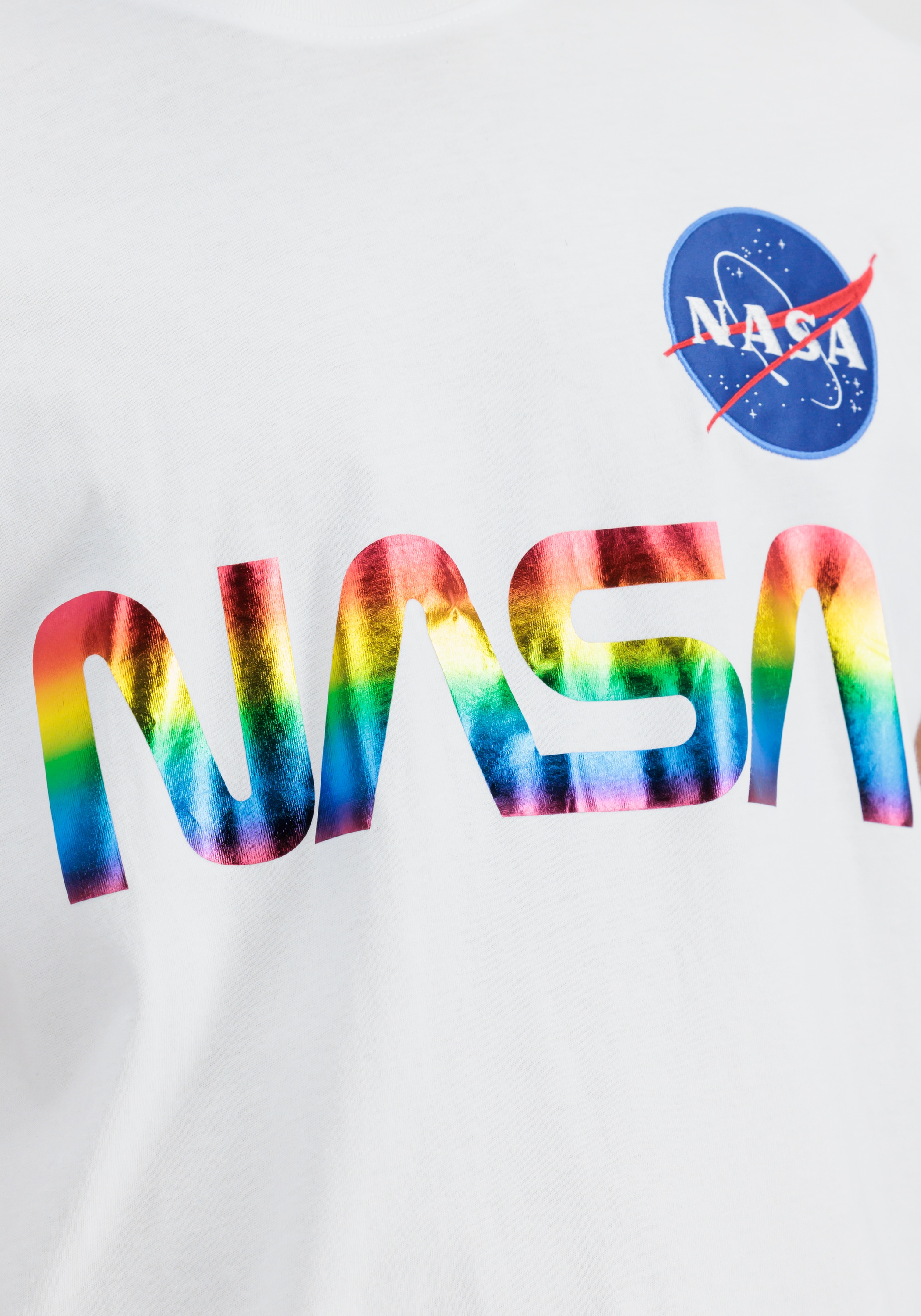 Alpha Industries T-Shirt »Alpha Industries Men - T-Shirts NASA Refl. T Metal«