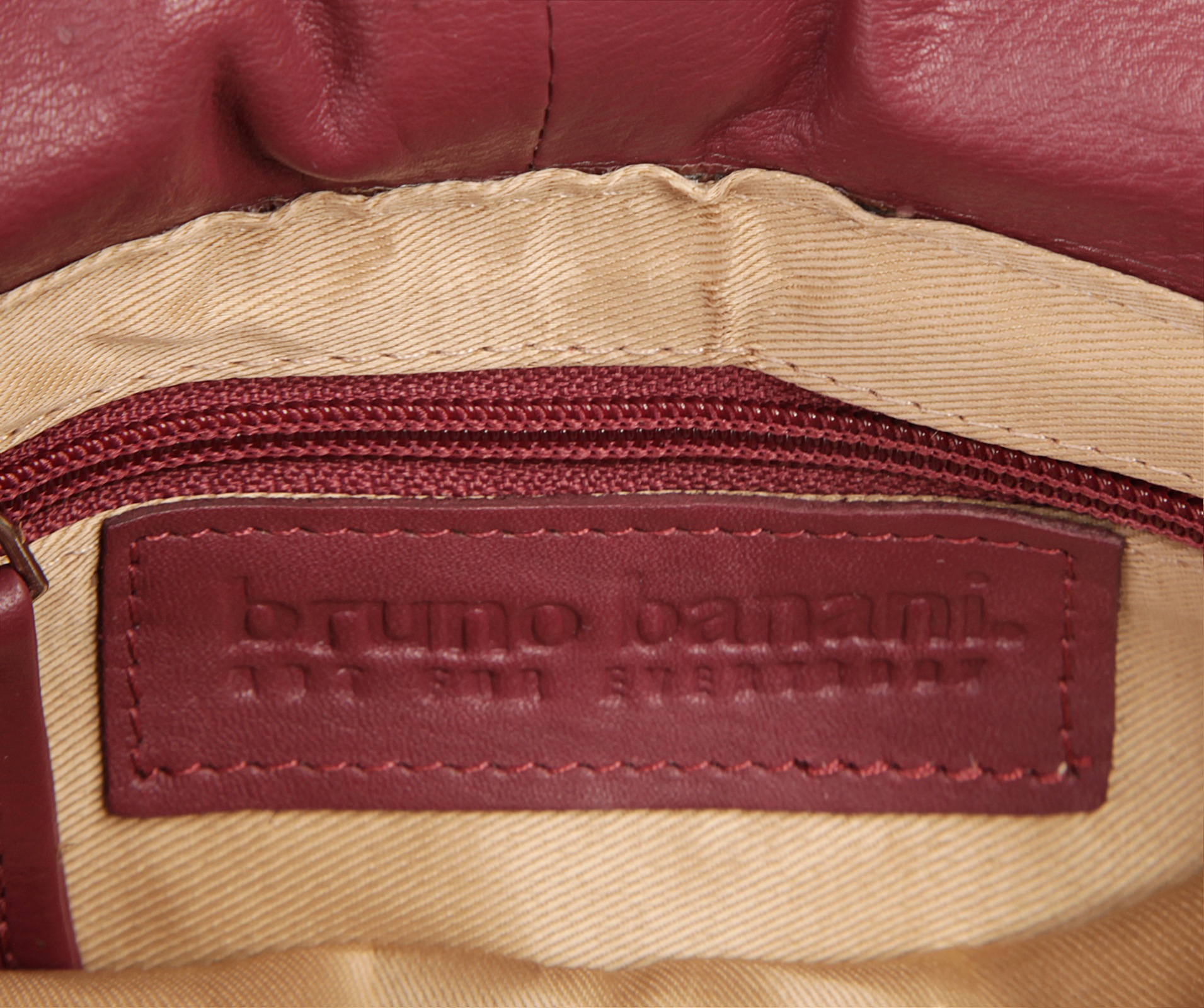 Bruno Banani Umhängetasche, echt Leder