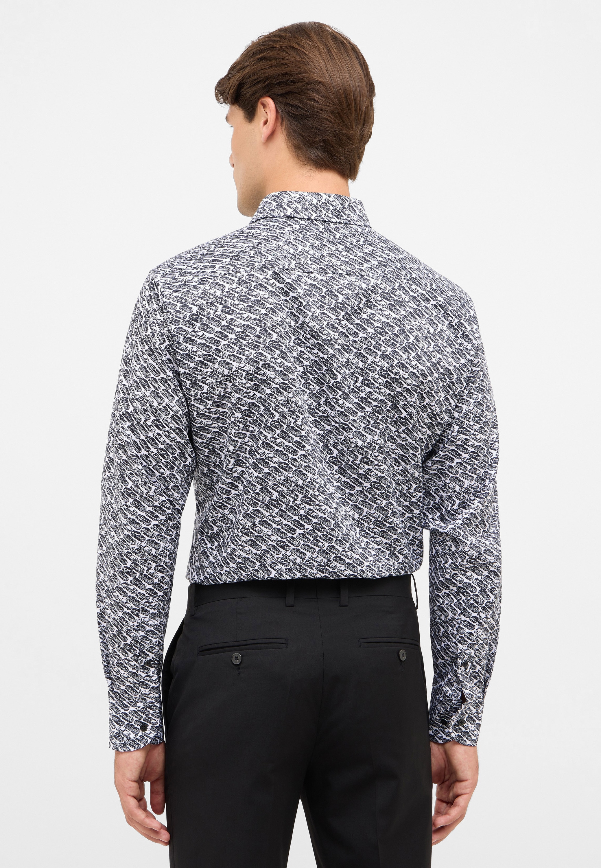 Eterna Langarmhemd »SLIM FIT« NON IRON (bügelfrei)