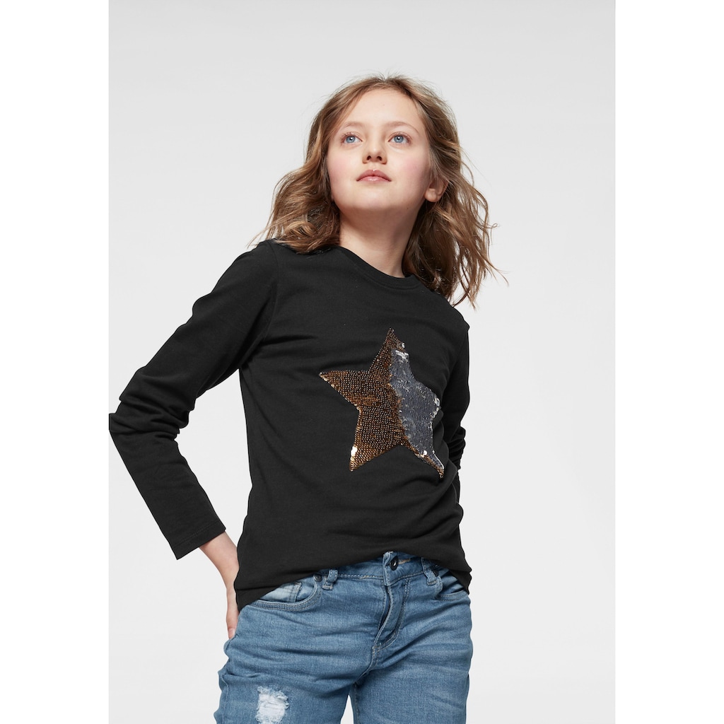 KIDSWORLD Langarmshirt »STERN«