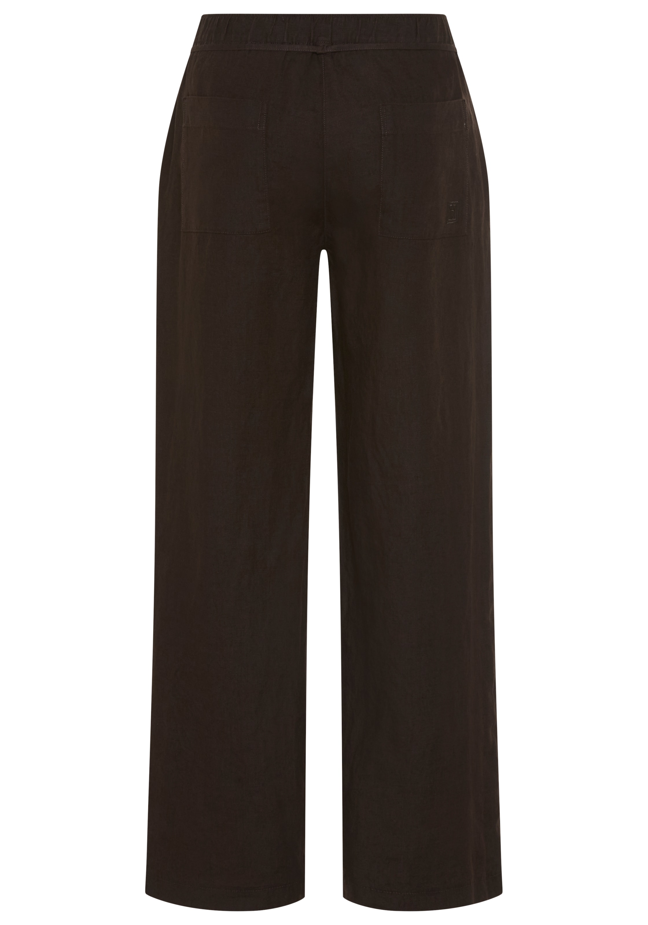 MAC Leinenhose »CHIARA BELT«  Sommerhose Wide Fit, mit geradem, weitem Bein