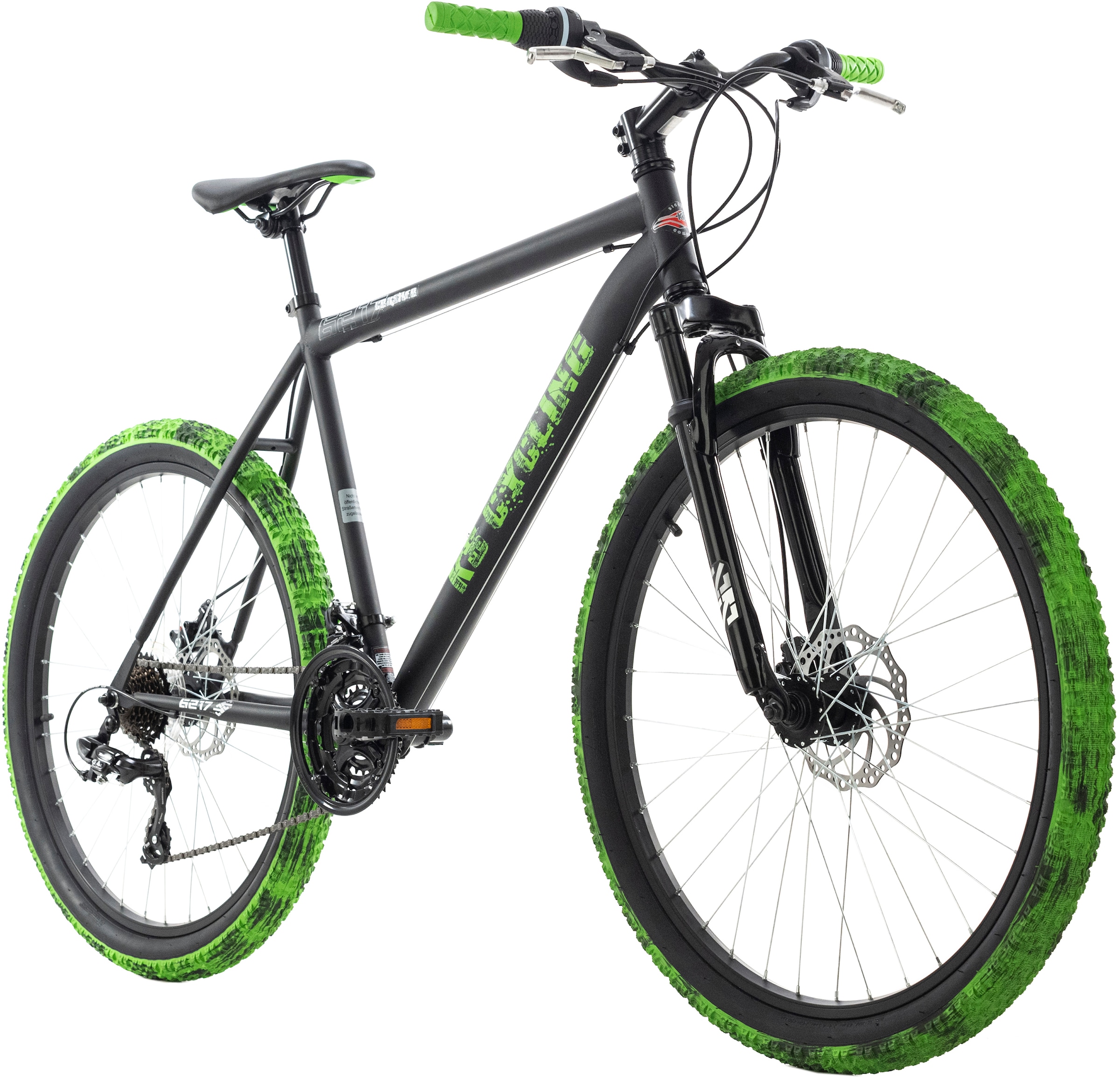 KS Cycling Mountainbike »Crusher«, 21 Gang, Shimano, Tourney Schaltwerk, Kettenschaltung, für Herren, Kettenschaltung