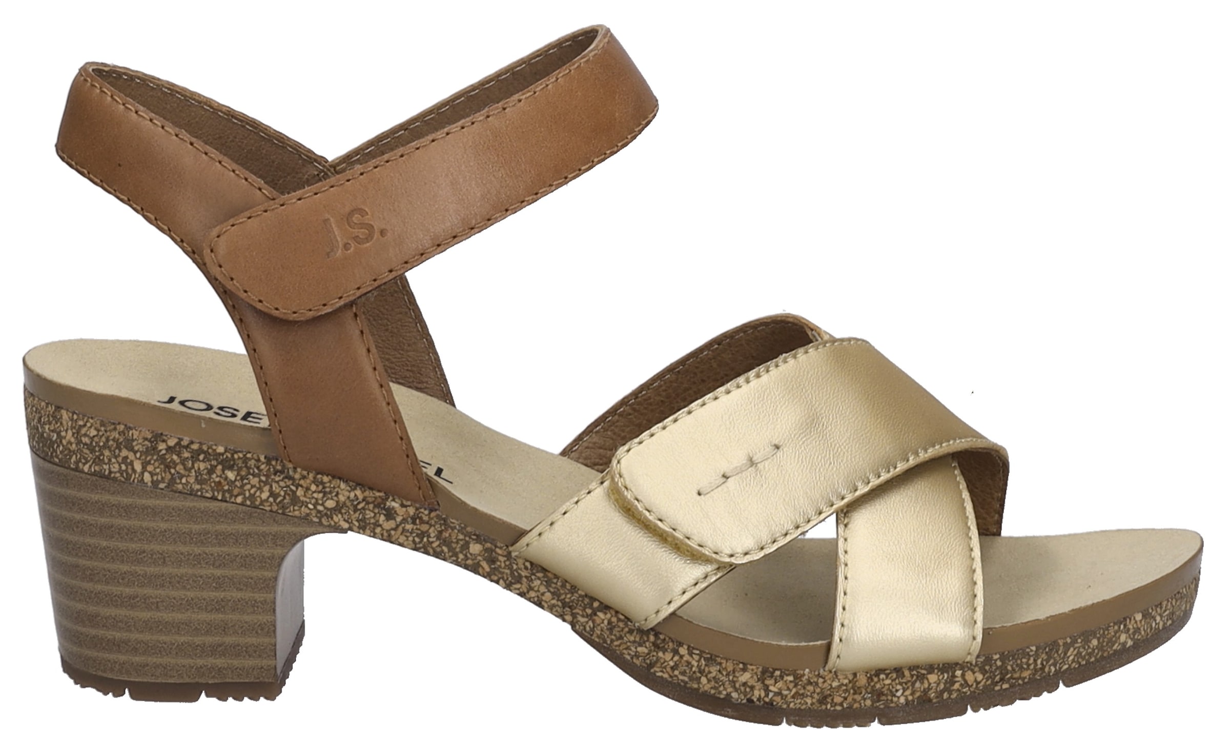 Josef Seibel Sandale »Grace 01«, Festtagsschuh, Sandalette mit Blockabsatz