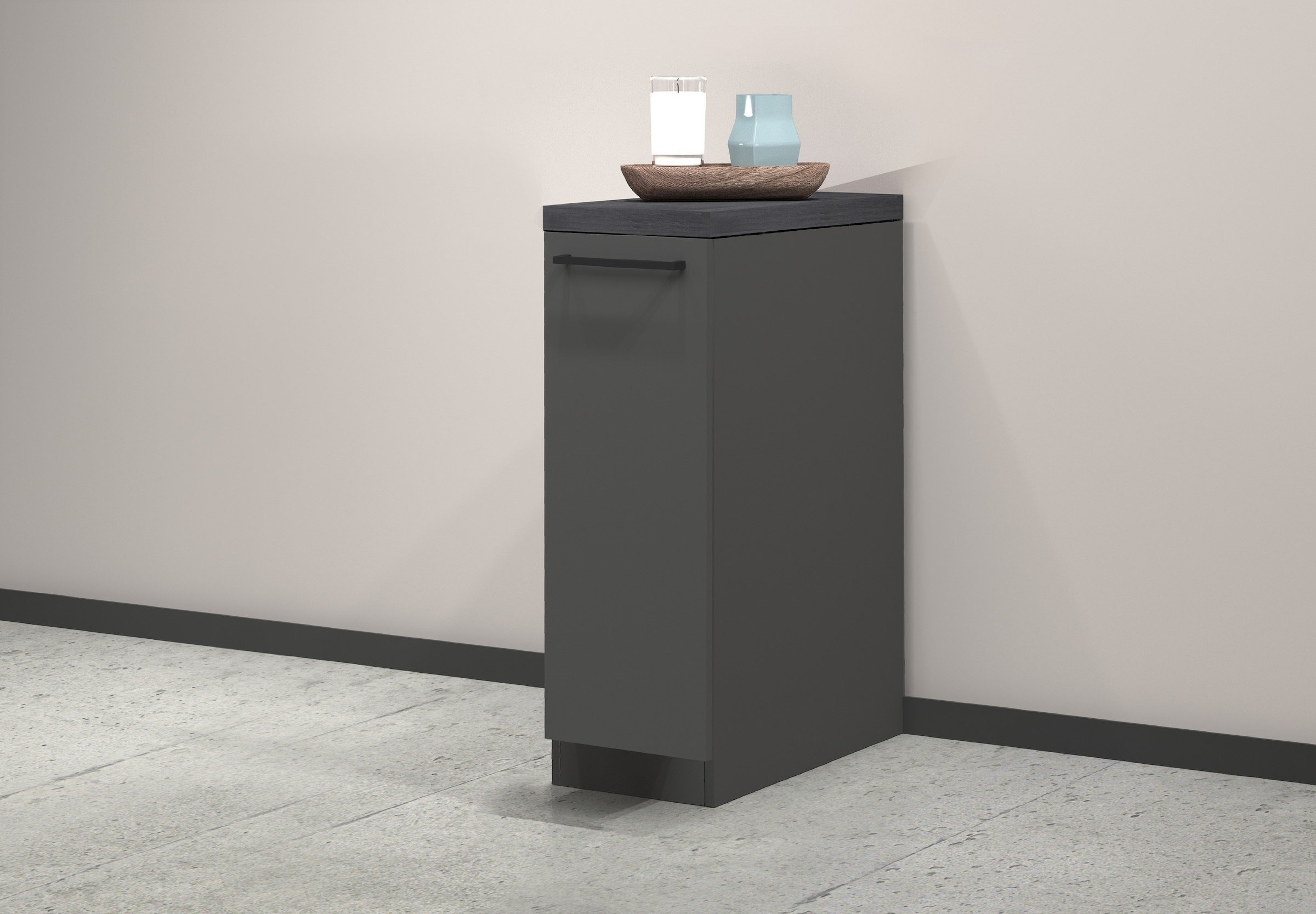 KOCHSTATION Apothekerschrank »KS-Sole,Apothekerkommode« Breite/Höhe 30/85 cm, Anbau-und Unterbau möglich